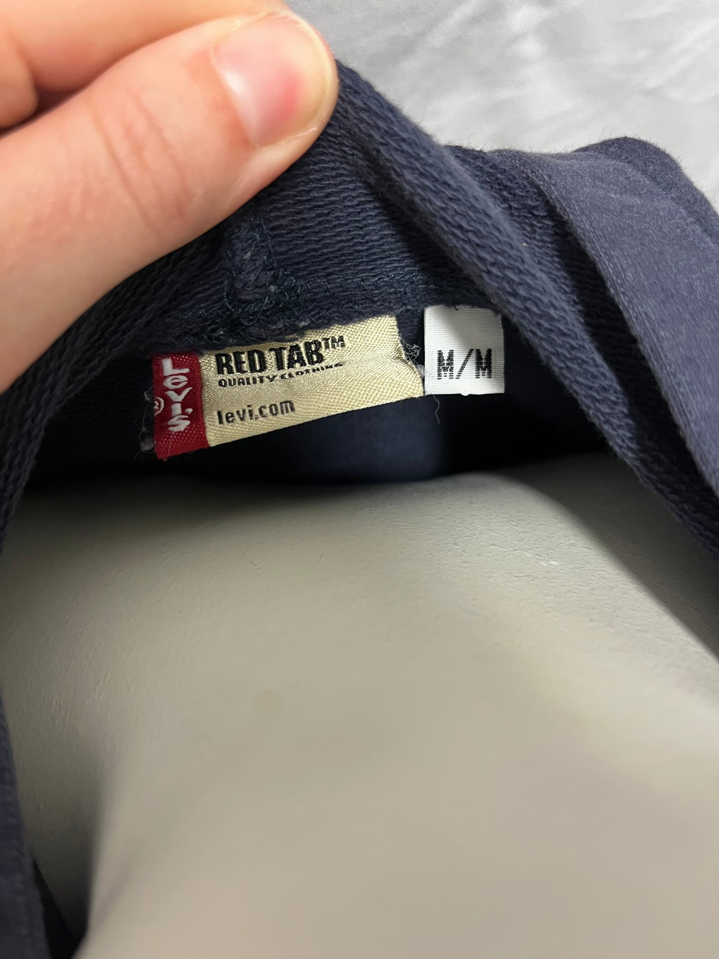 M - Levi's Stripe Trim Zip Hoodie