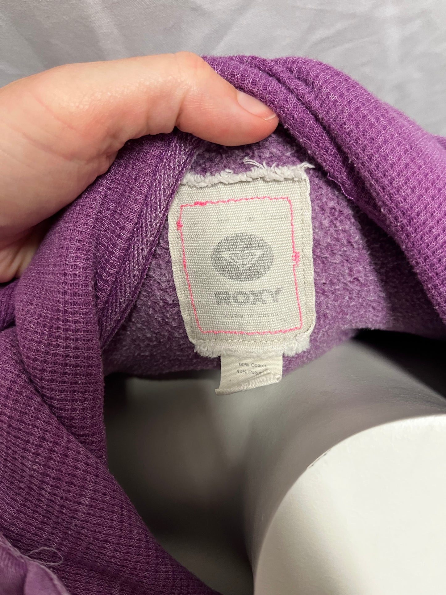 M/L - Roxy Y2K Applique Zip Hoodie