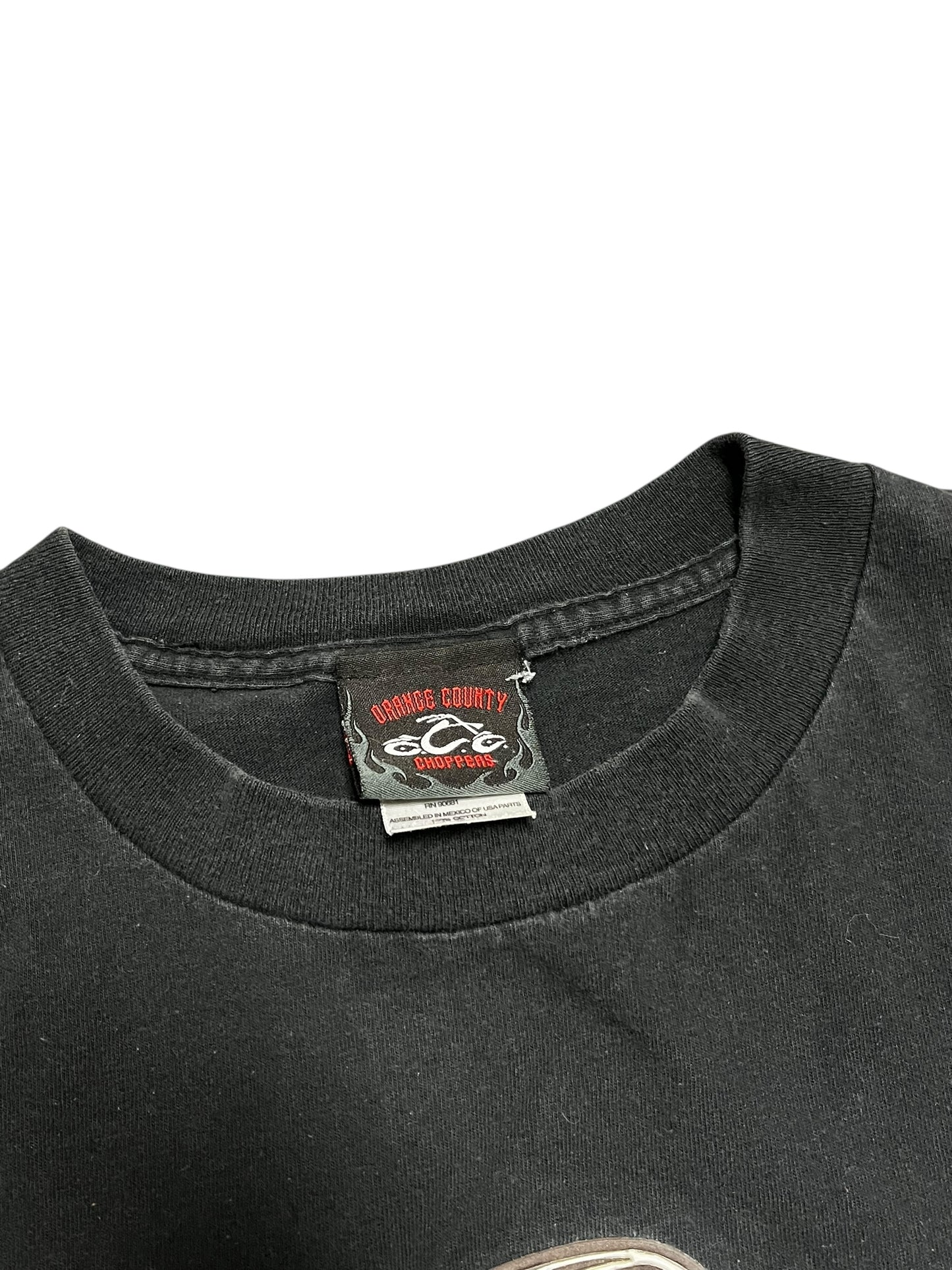 XL - Orange Country Choppers 3D Logo 2000s Tee