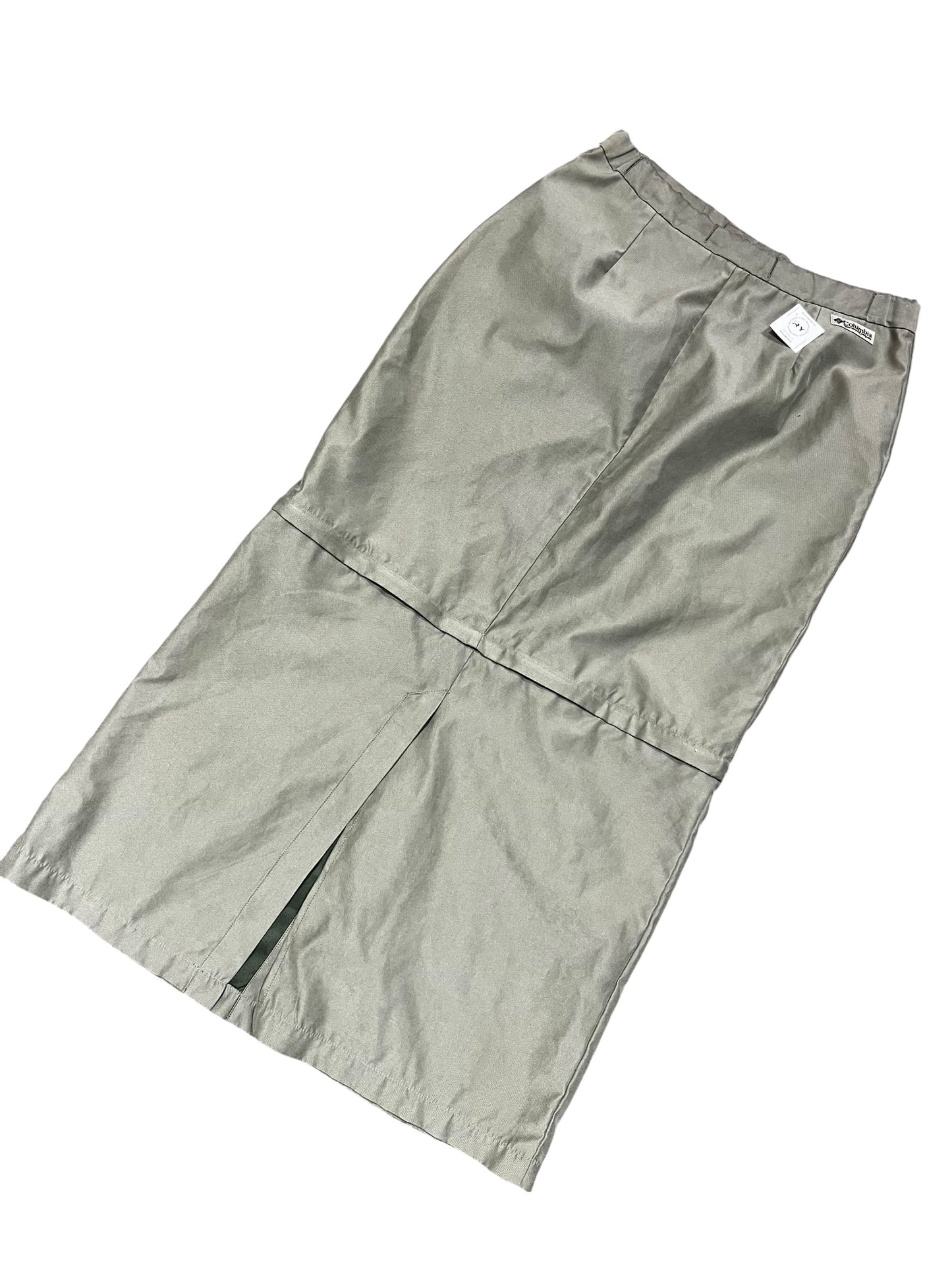 M - Columbia Cargo Zip Maxi Skirt