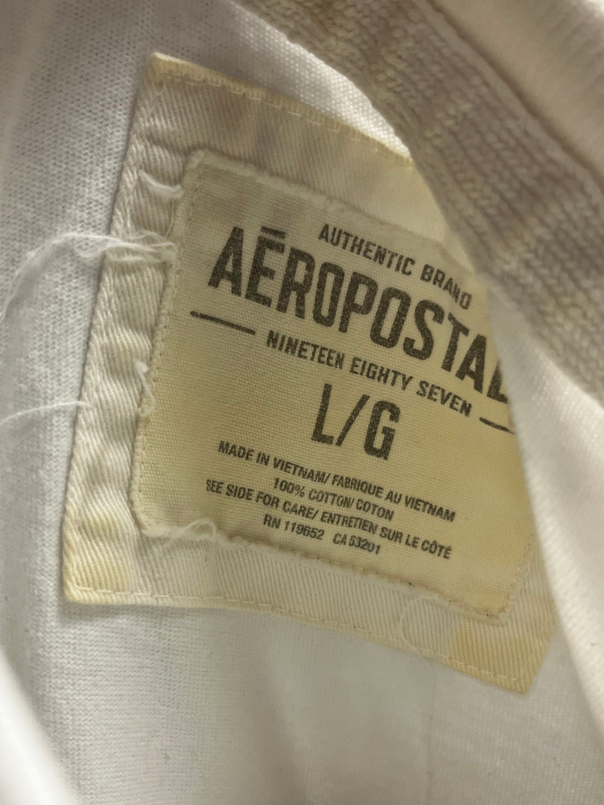 L - Aeropostale Y2K Applique Gothic Graphic Tee