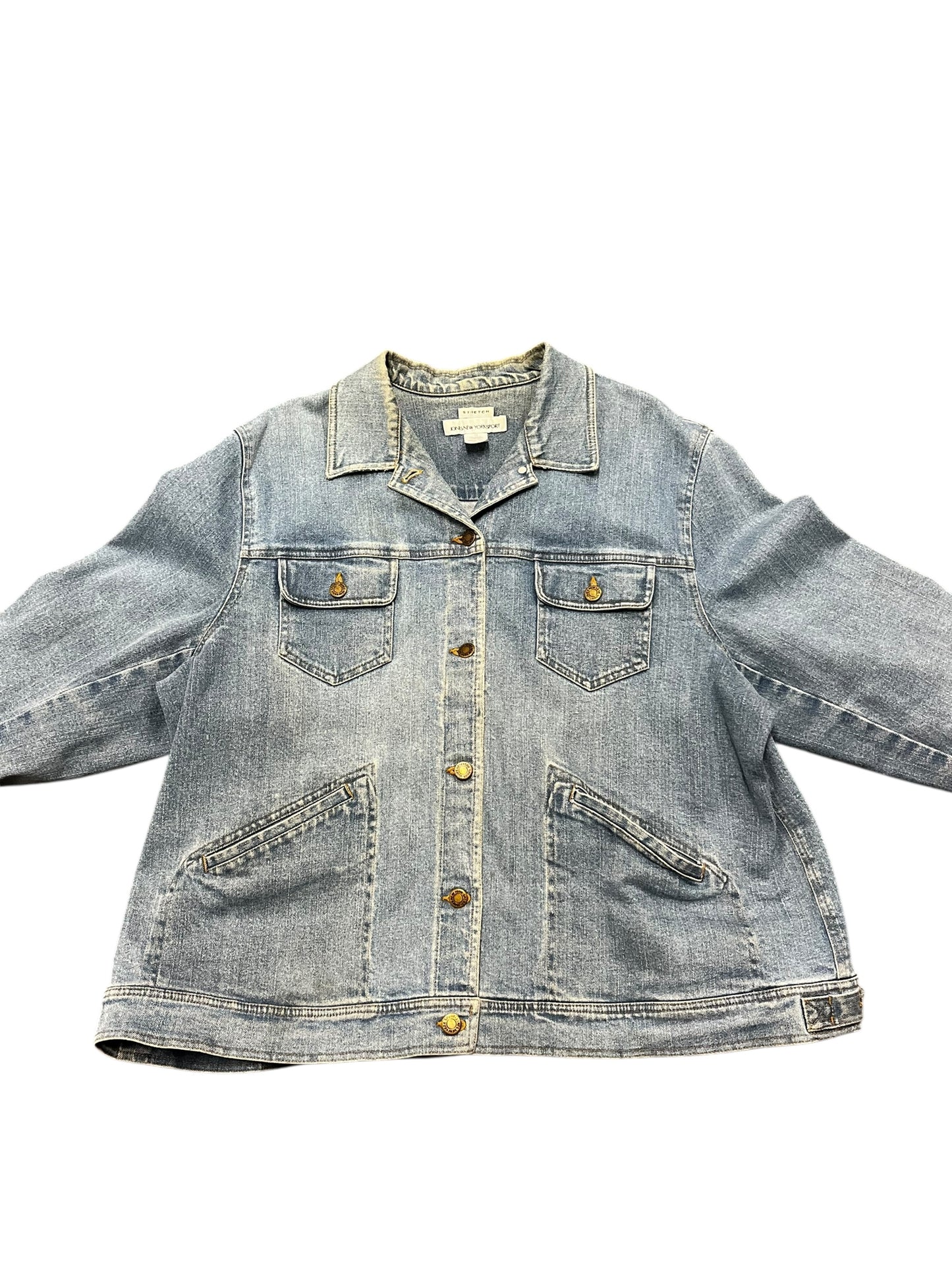 XL - Jones NY Boxy Denim Jacket