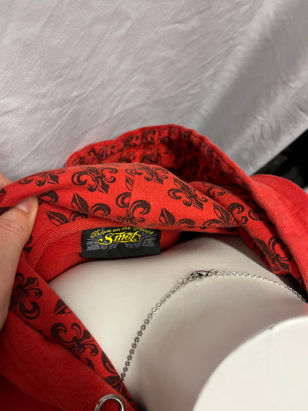 S - Y2K SMET Christian Audigier AOP Graphic Zip Hoodie