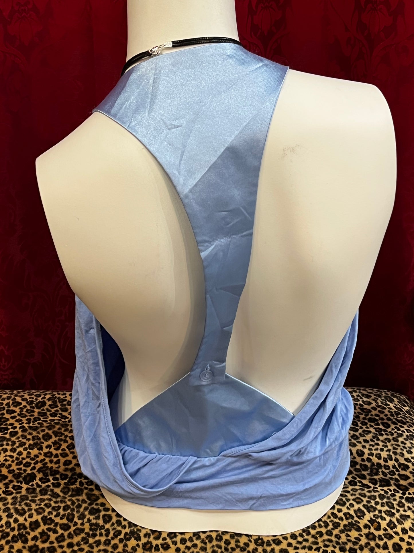 XS - Venus Periwinkle Drape Top