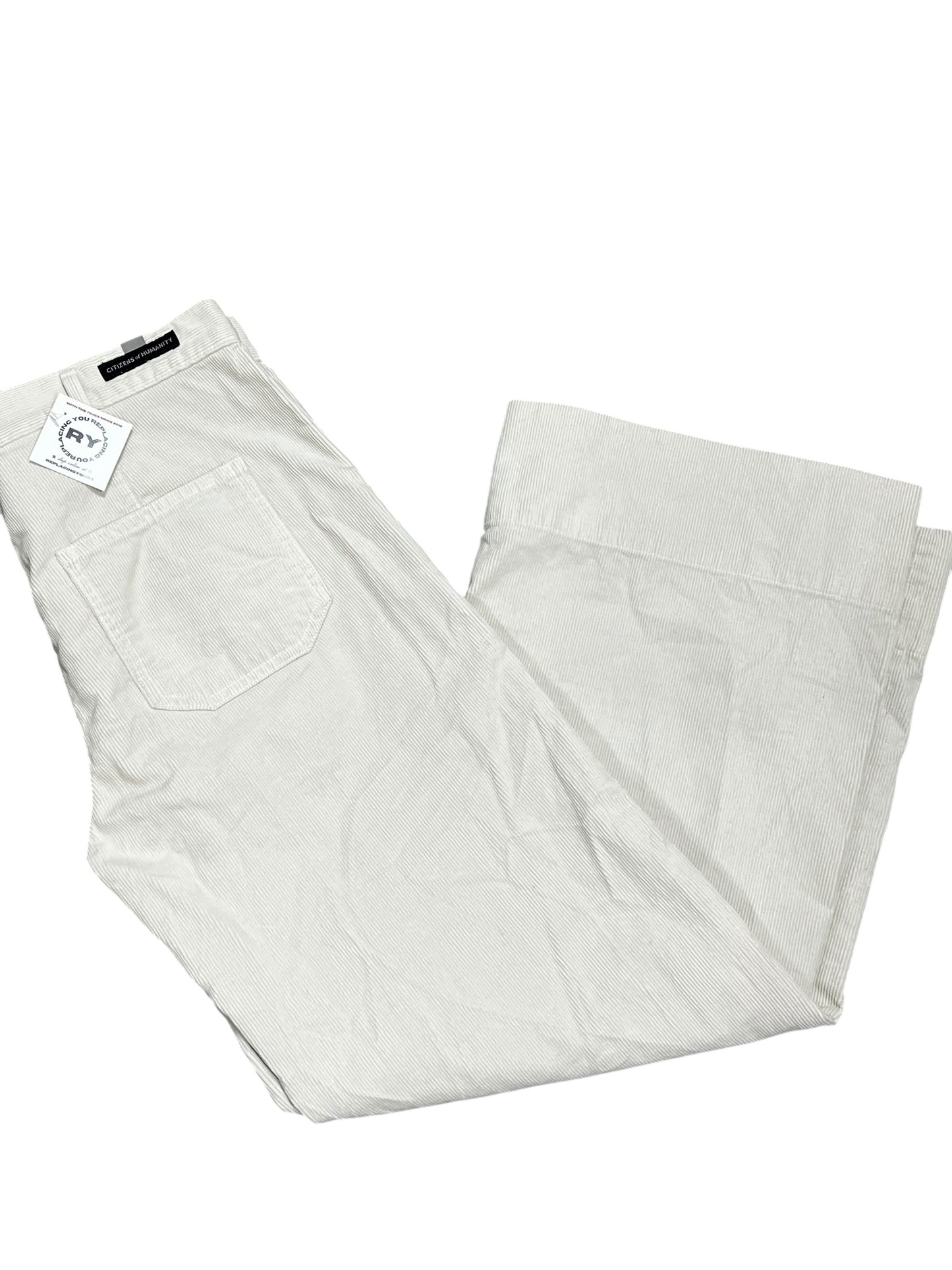 30" - C of H Ivory Corduroy Wide Leg Trouser
