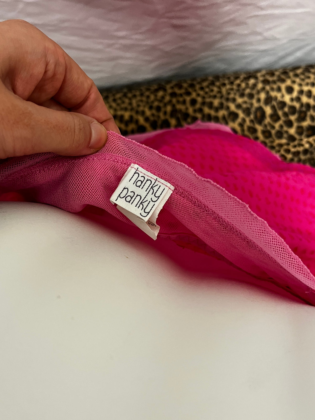 L - Hanky Panky Y2K Pink Ruffle Cami Top