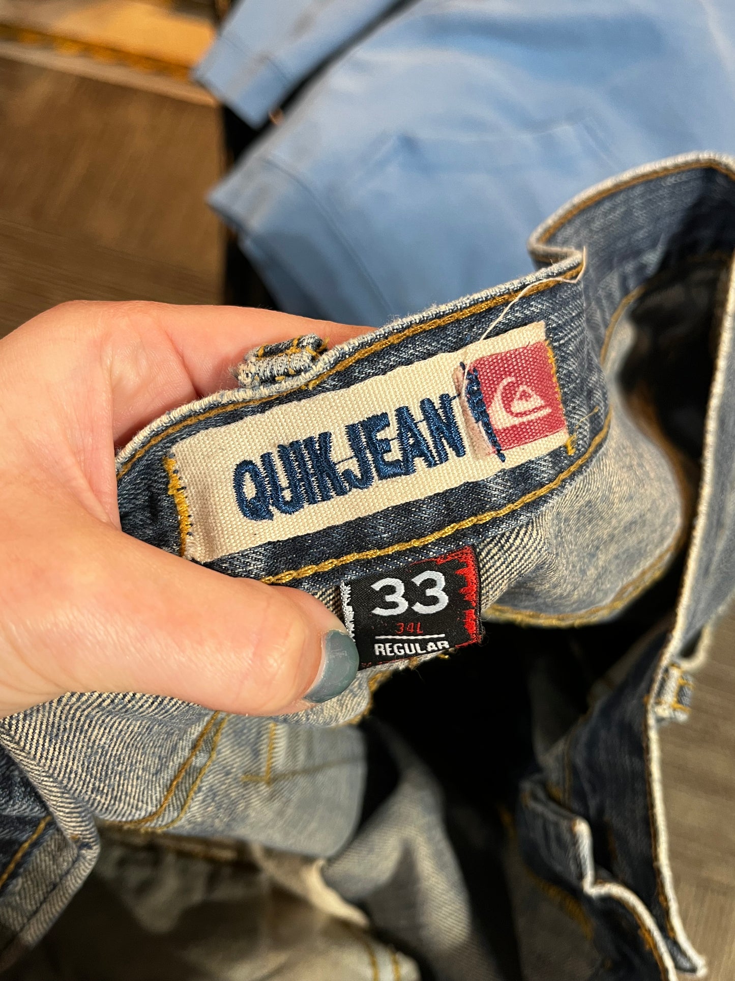 33 x 34" - Quiksilver 2000s Straight Leg Jeans