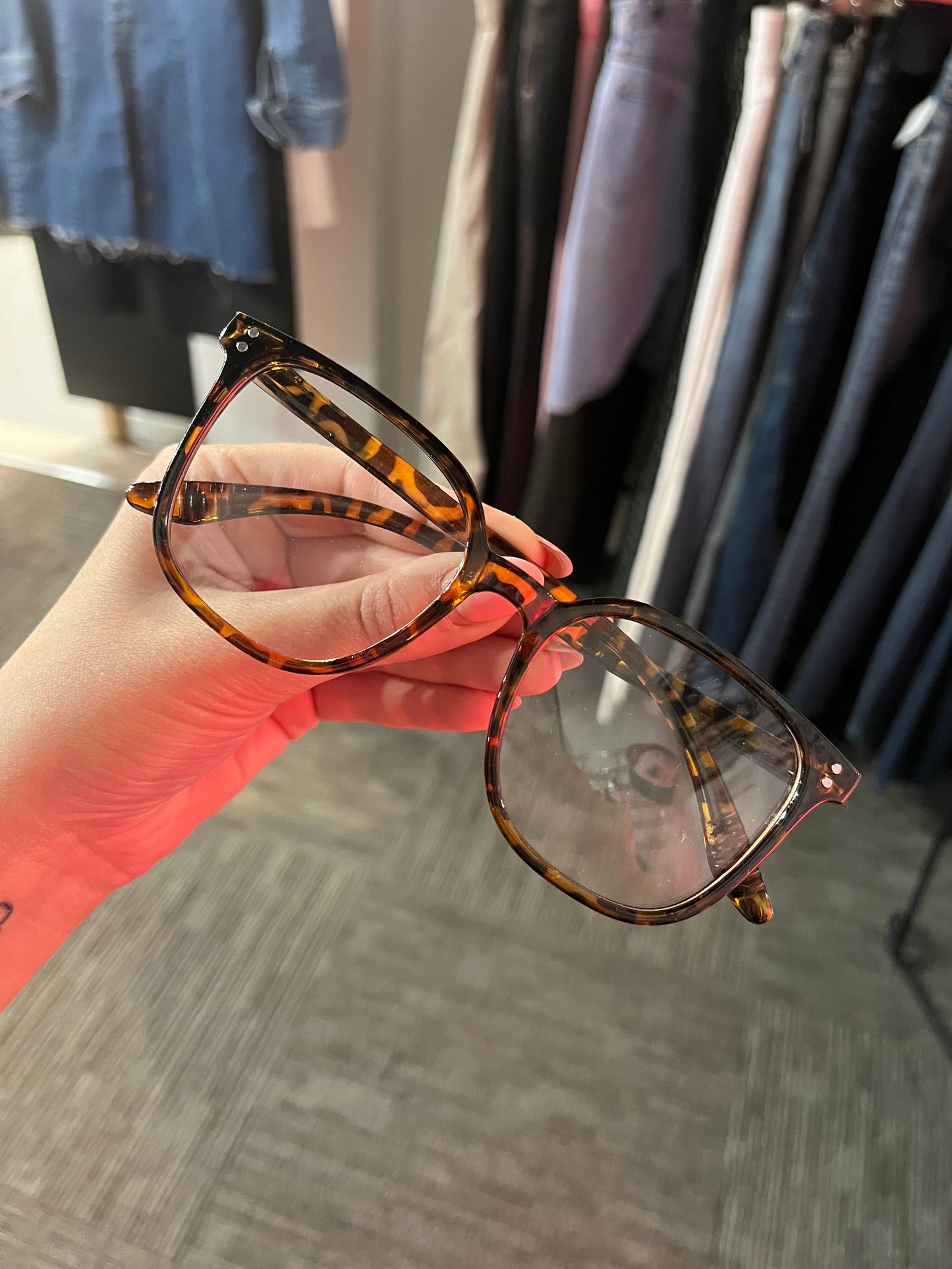 Faux Glasses - Large Frame