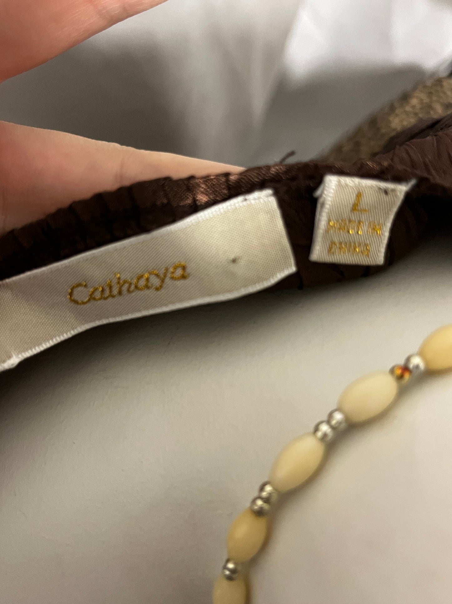 L - Cathaya Vintage Wrap Blouse