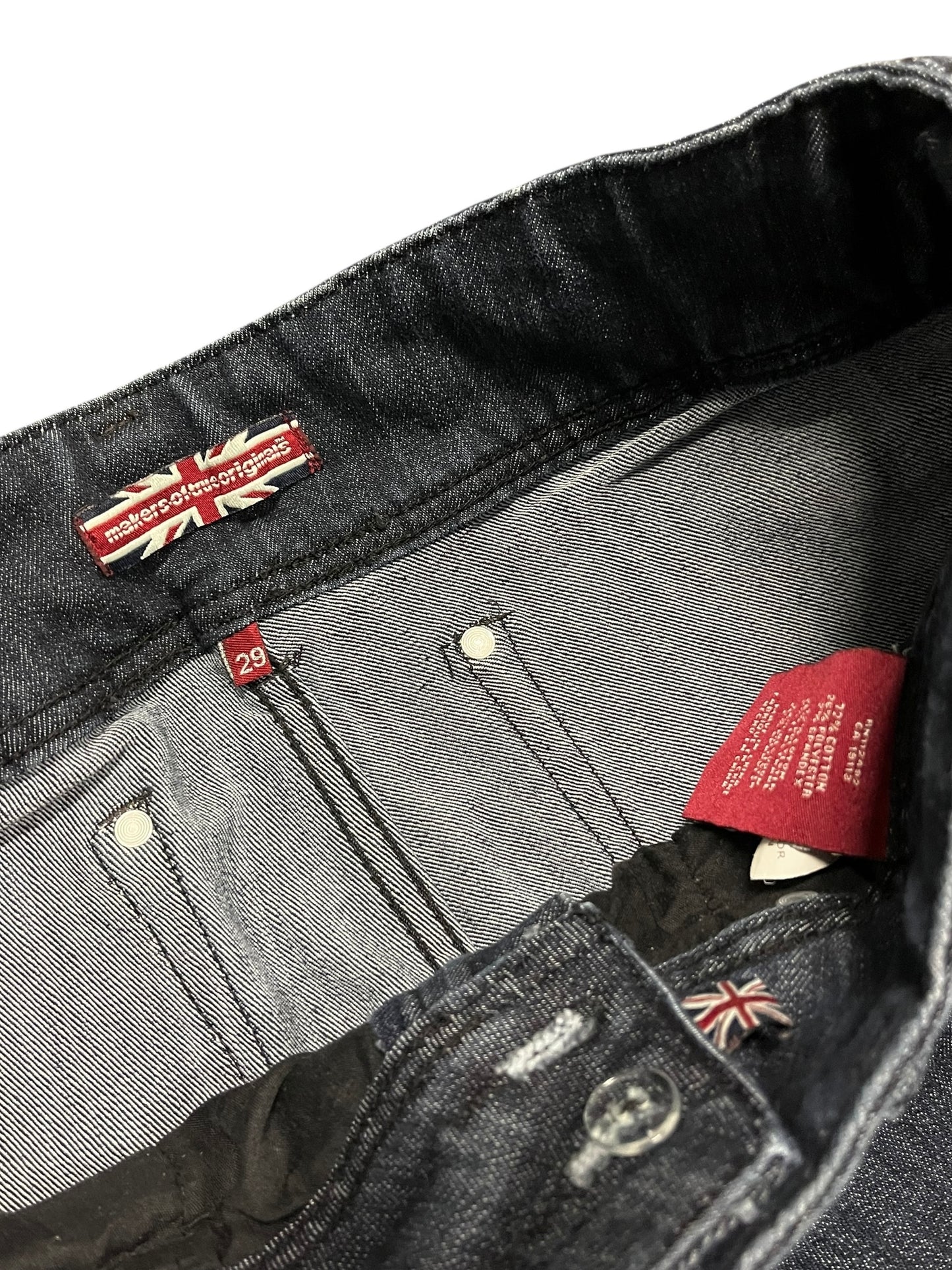 SZ 29" - MOTO Y2K Dark Wash Wrap Waist Jeans