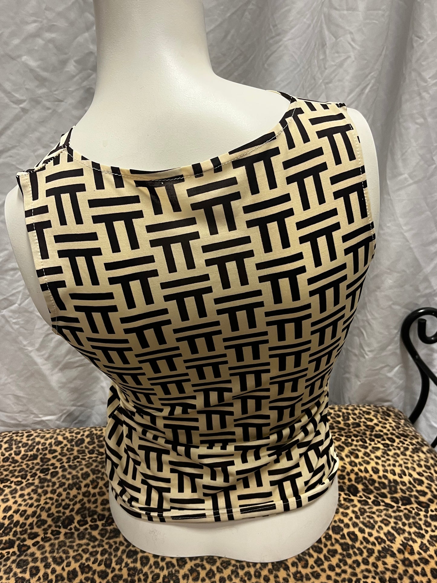 S - Monogram 2000s Patterned Top