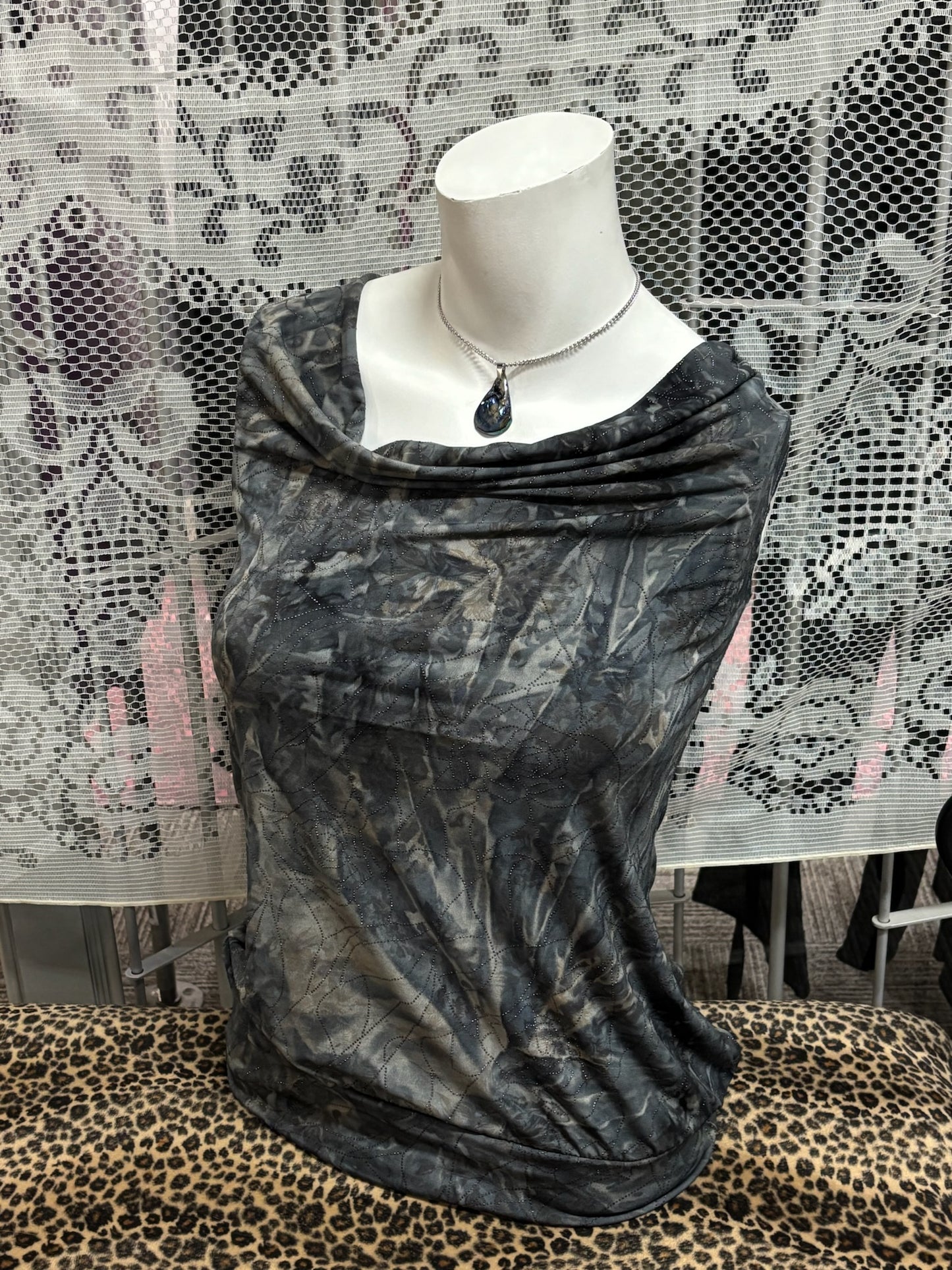 S - Suzy 2000s Slouchy Drop Club Blouse
