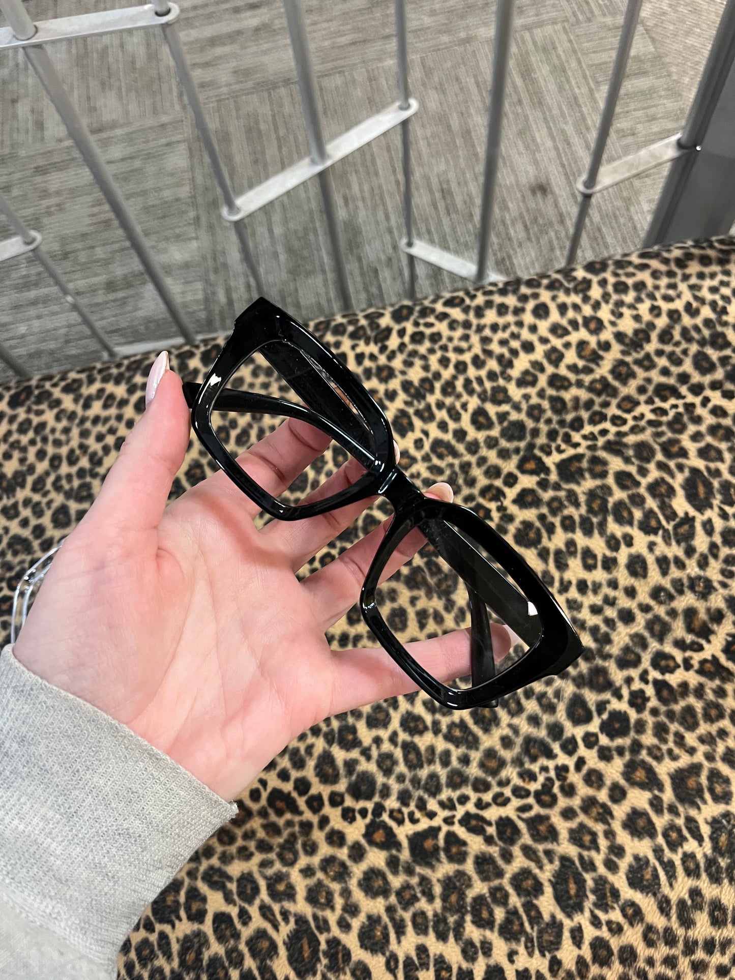 Faux Glasses - Chunky Rectangular