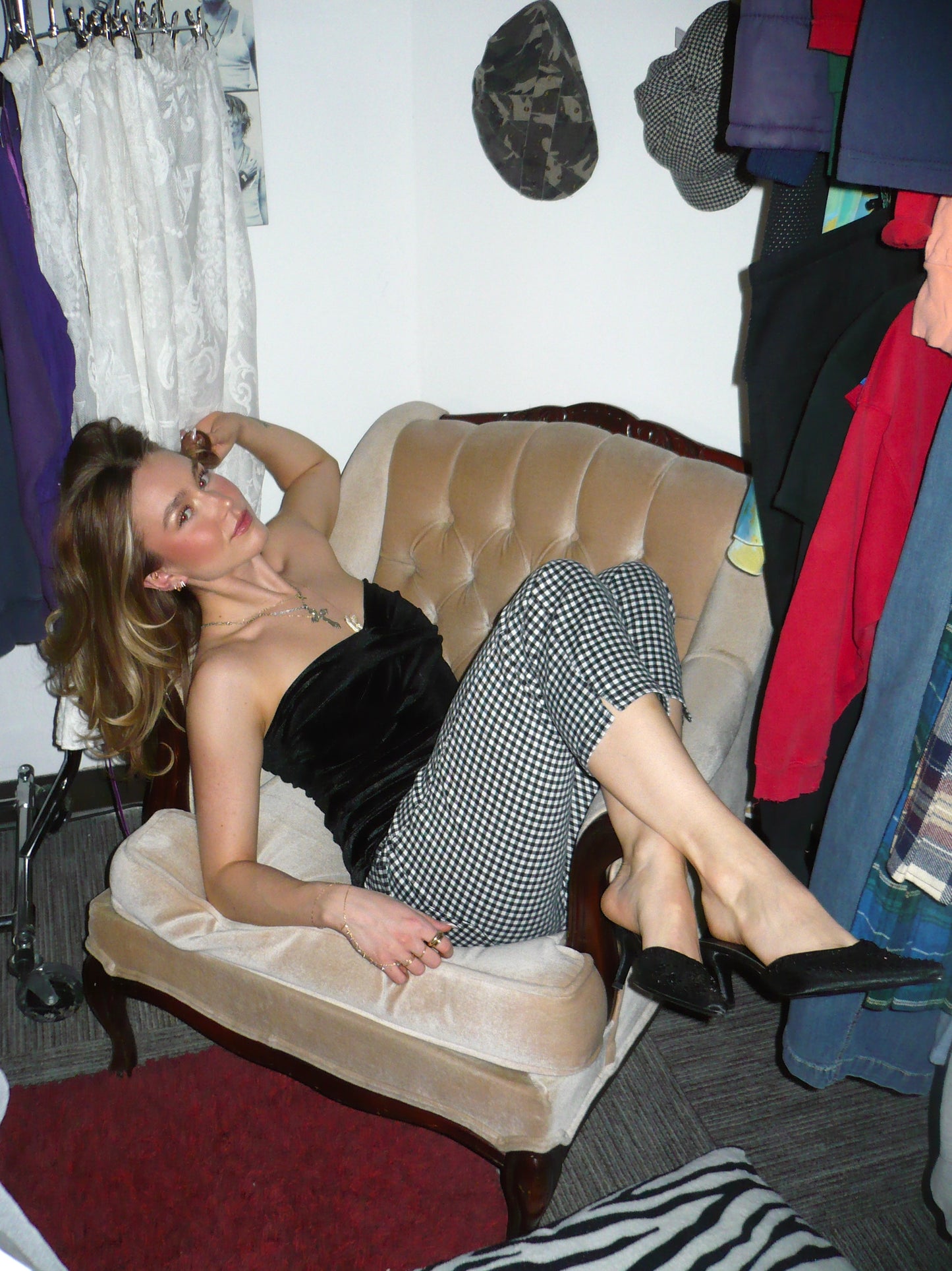 Nygaard Gingham Capri Pant