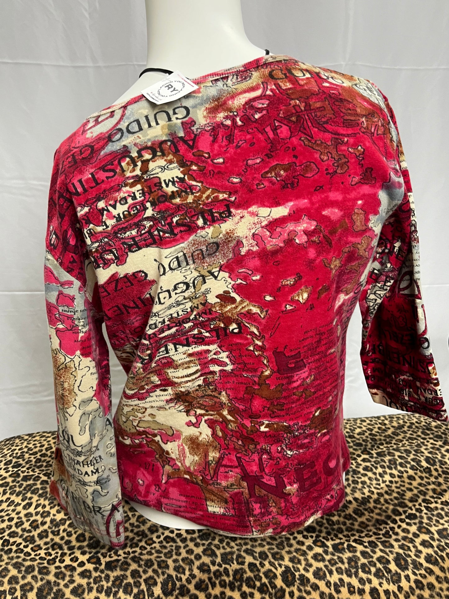 Great Northwest Pink Art Nouveau Top