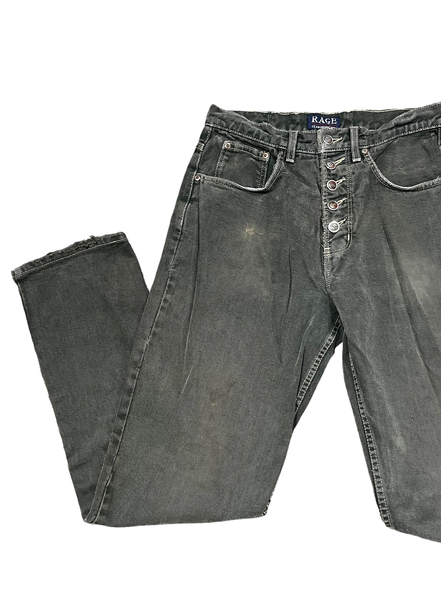 29" - 90s Rage Jeanswear Army Green Pants