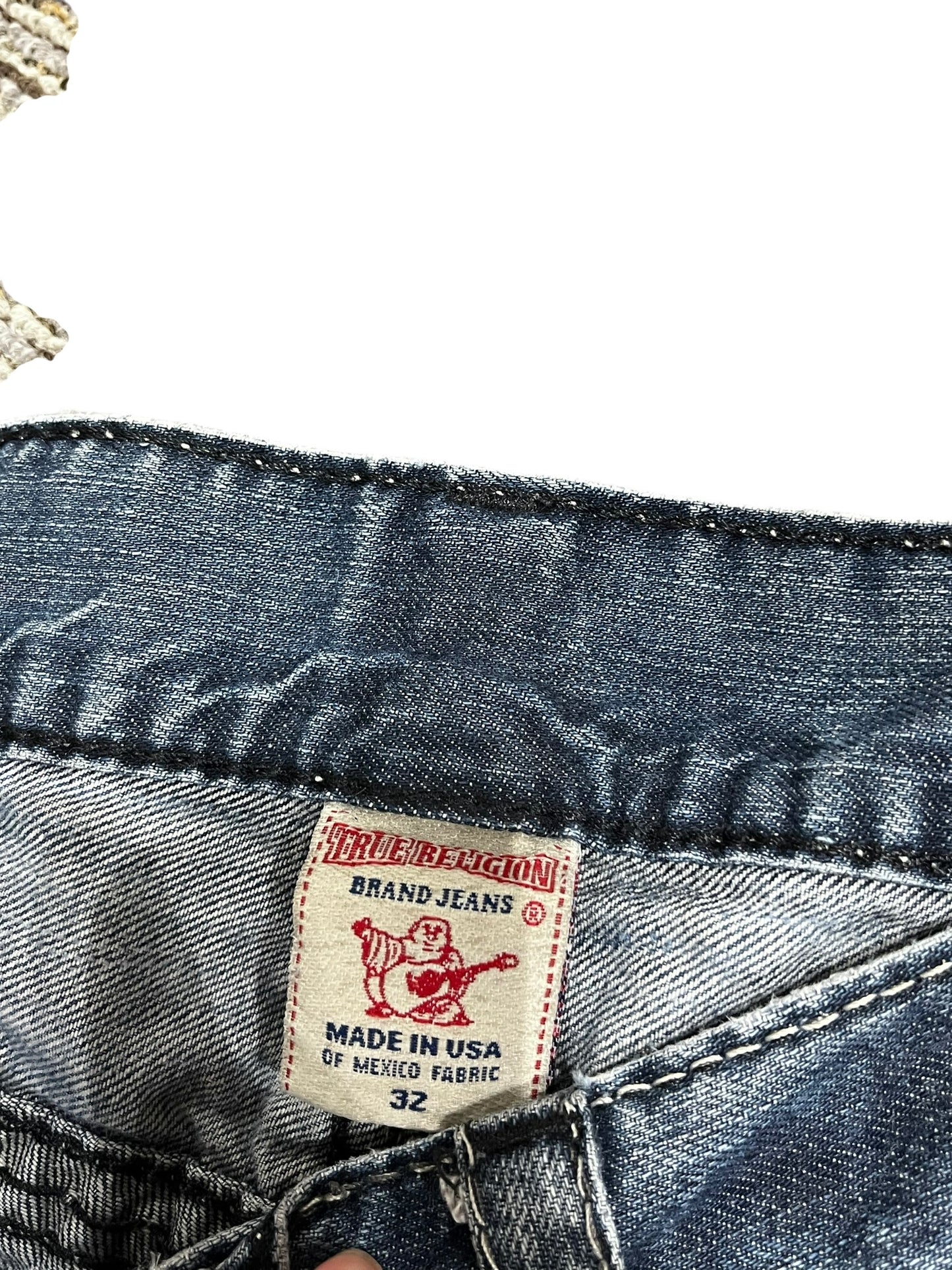 32" - True Religion Straight Leg Men's Jeans