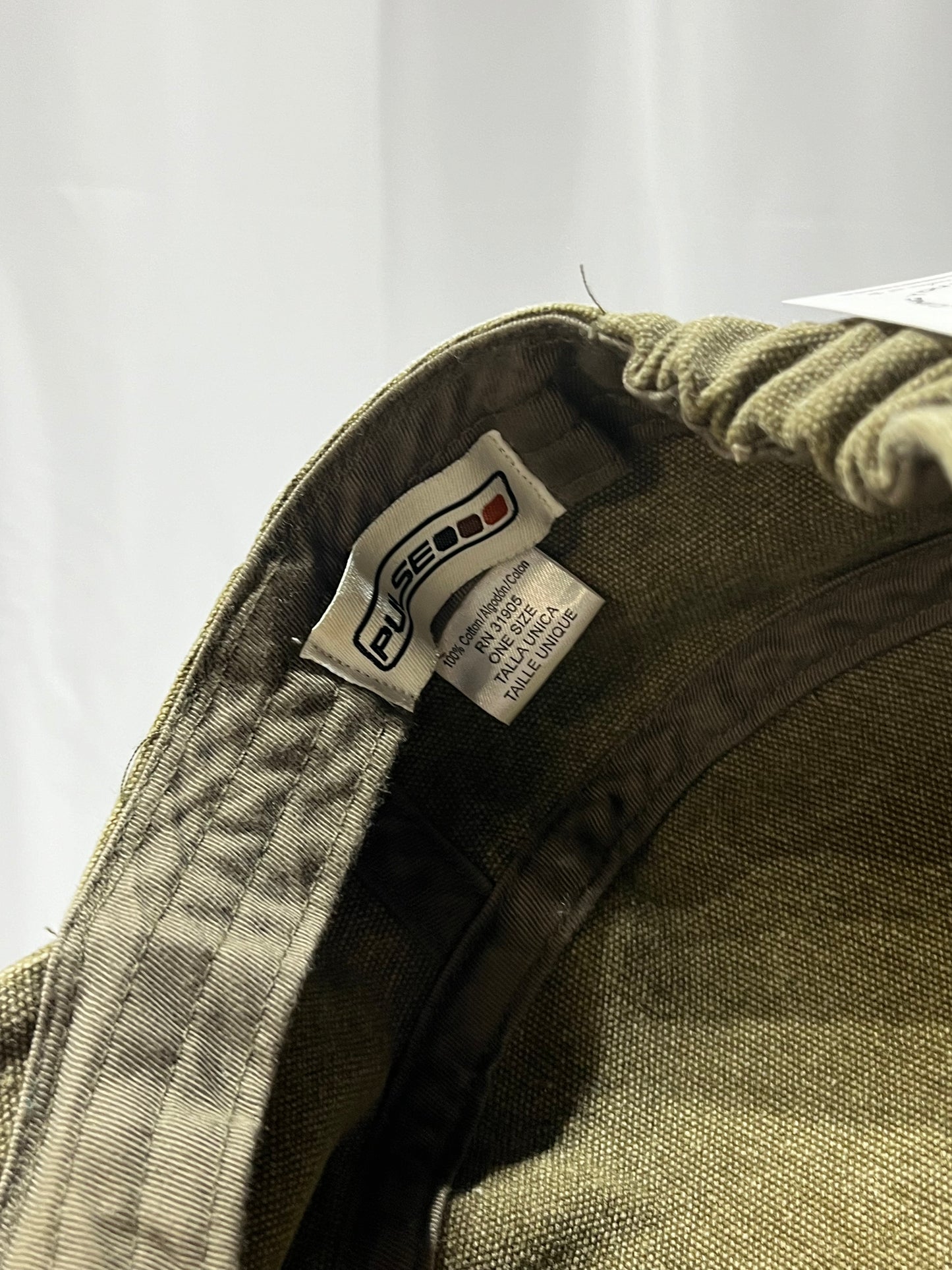 Military Cap - Canvas Army Green