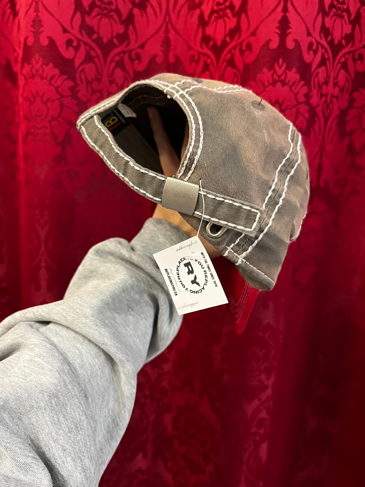Hat - Y2K Jamaica Contrast Stitch Hat