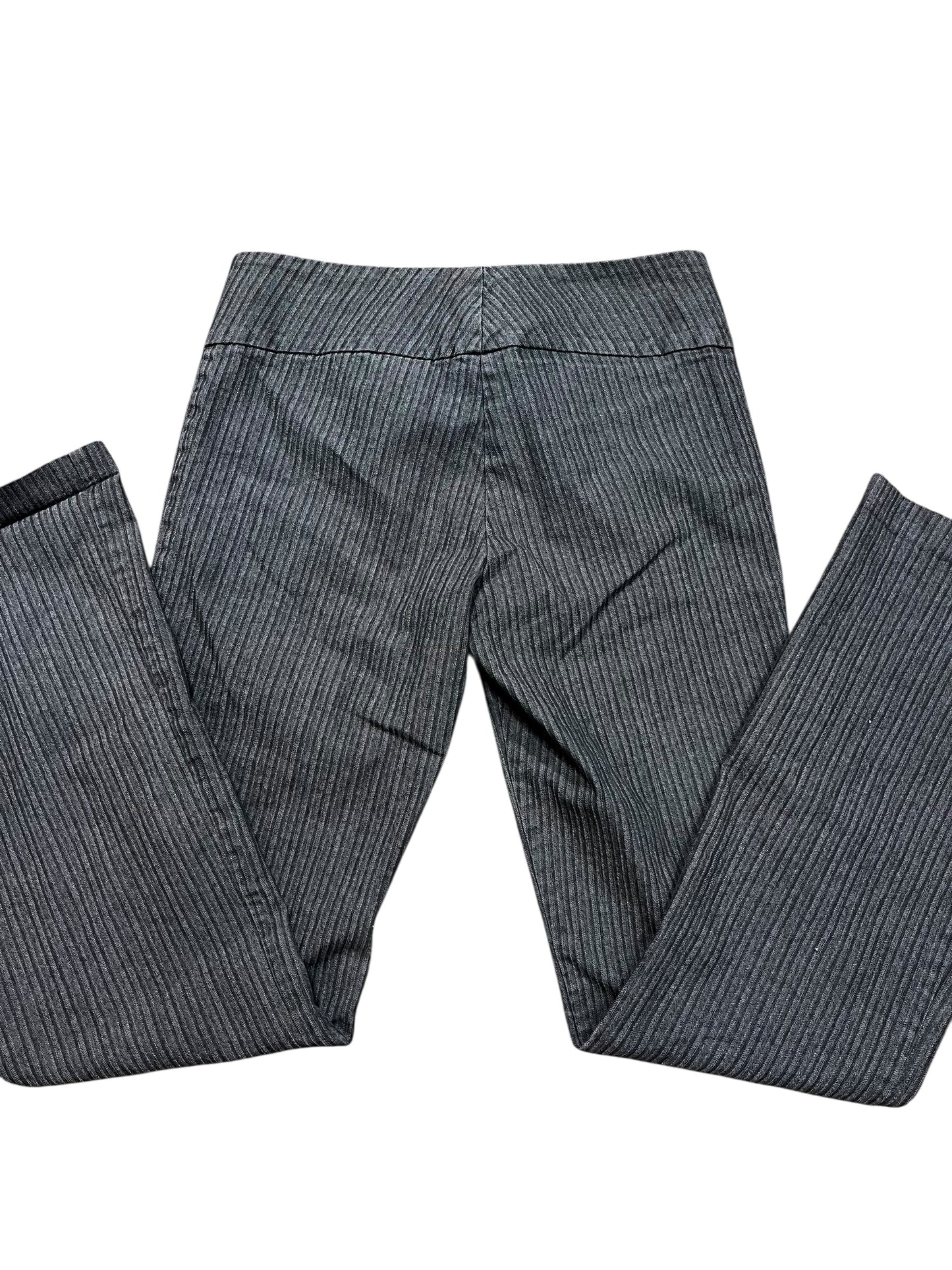 SZ 4 - Gray Button Detail Flared Trousers