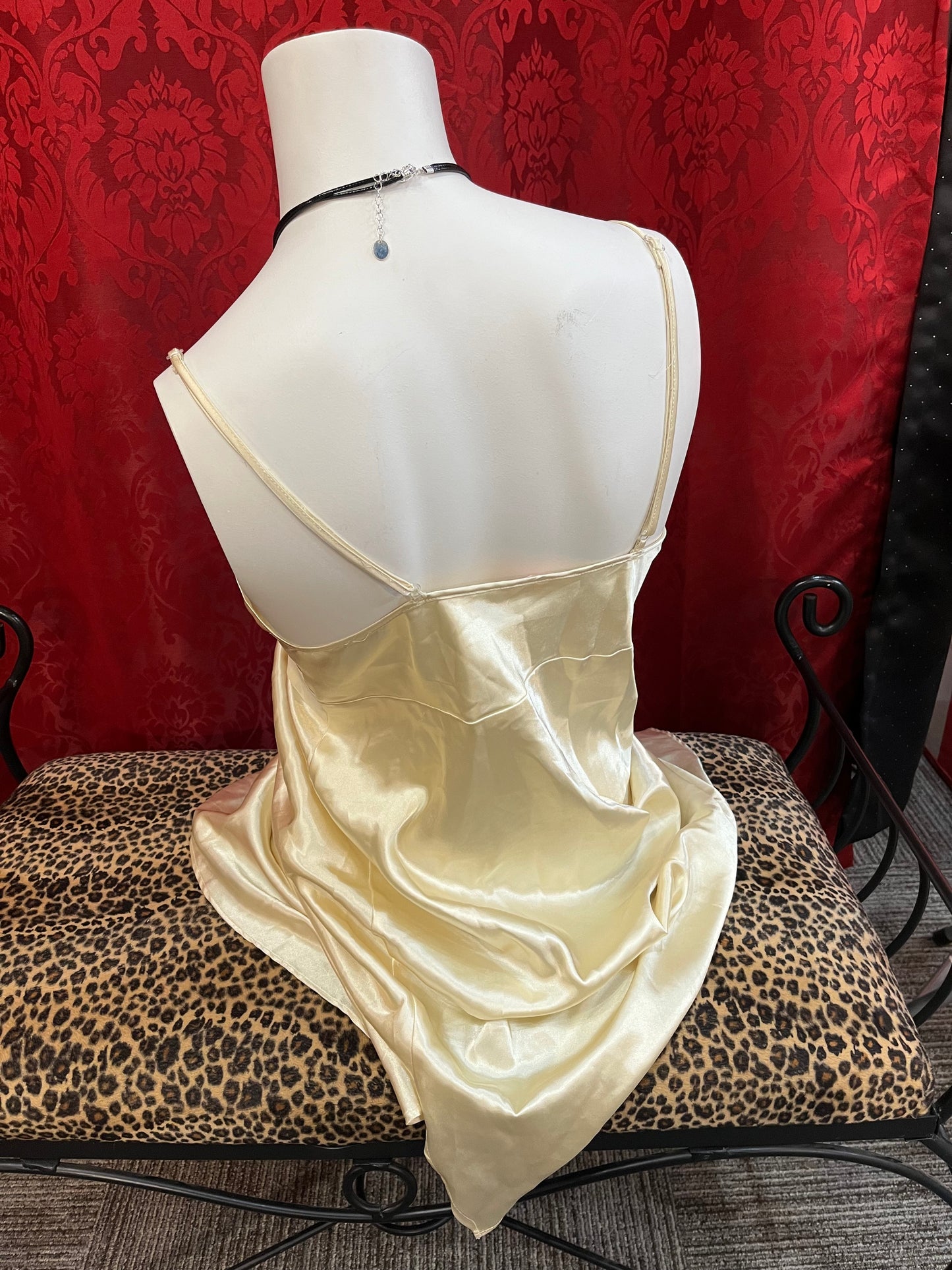 M - Sentiments Butter Yellow Satin Camisole