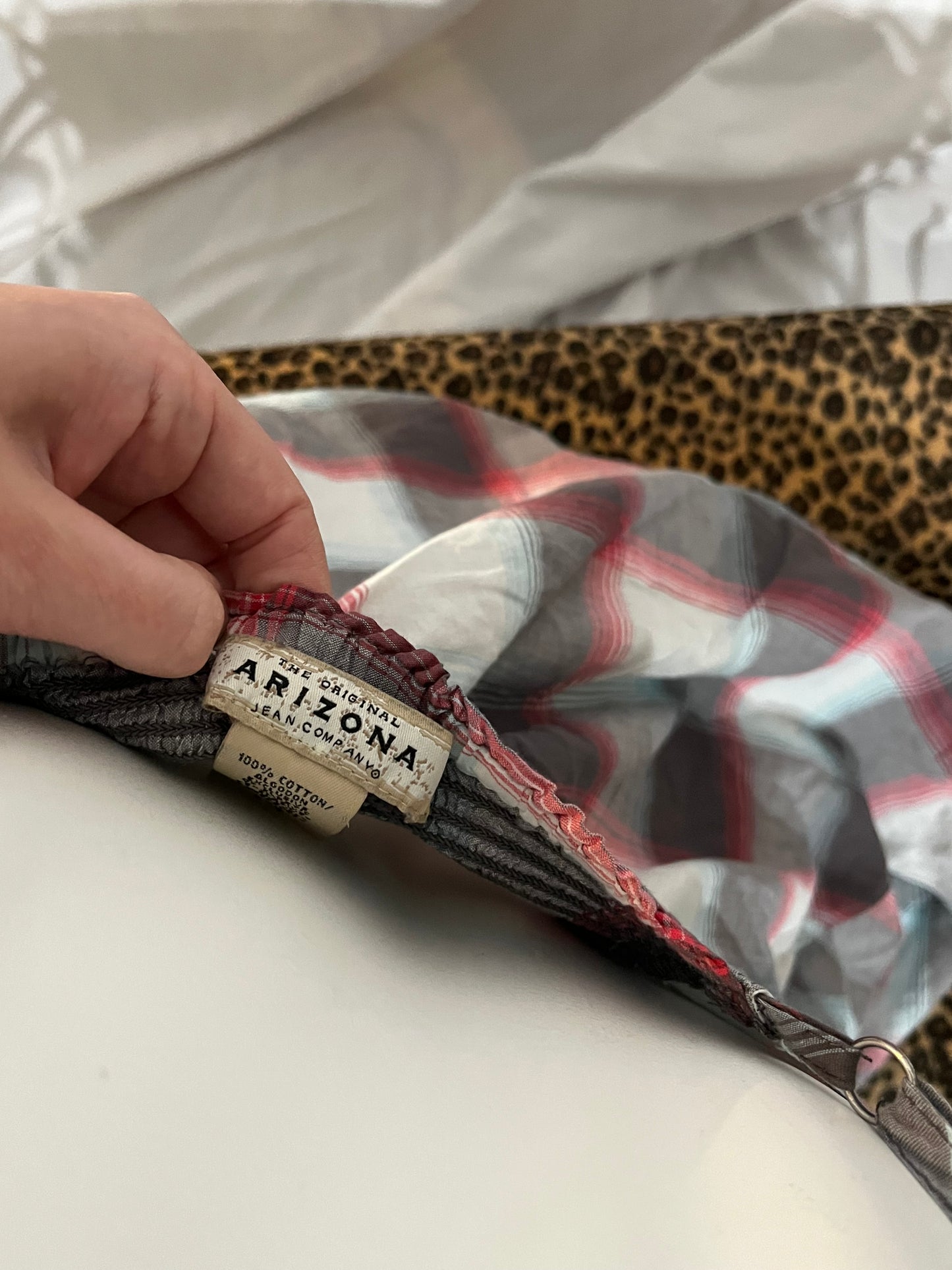 L - Arizona Y2K Plaid Cami Top