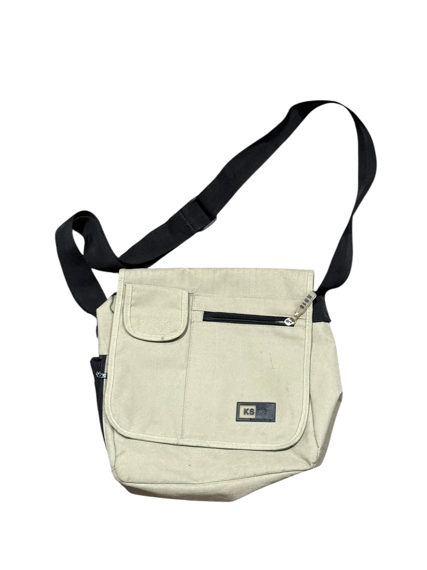 KS18 2000s Canvas Messenger Bag