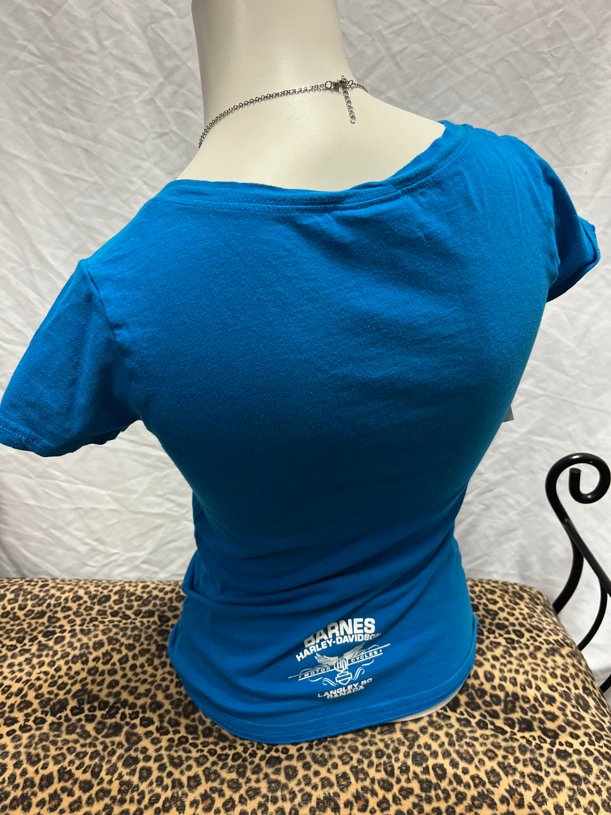 XS - Harley Davidson Langley Blue Top