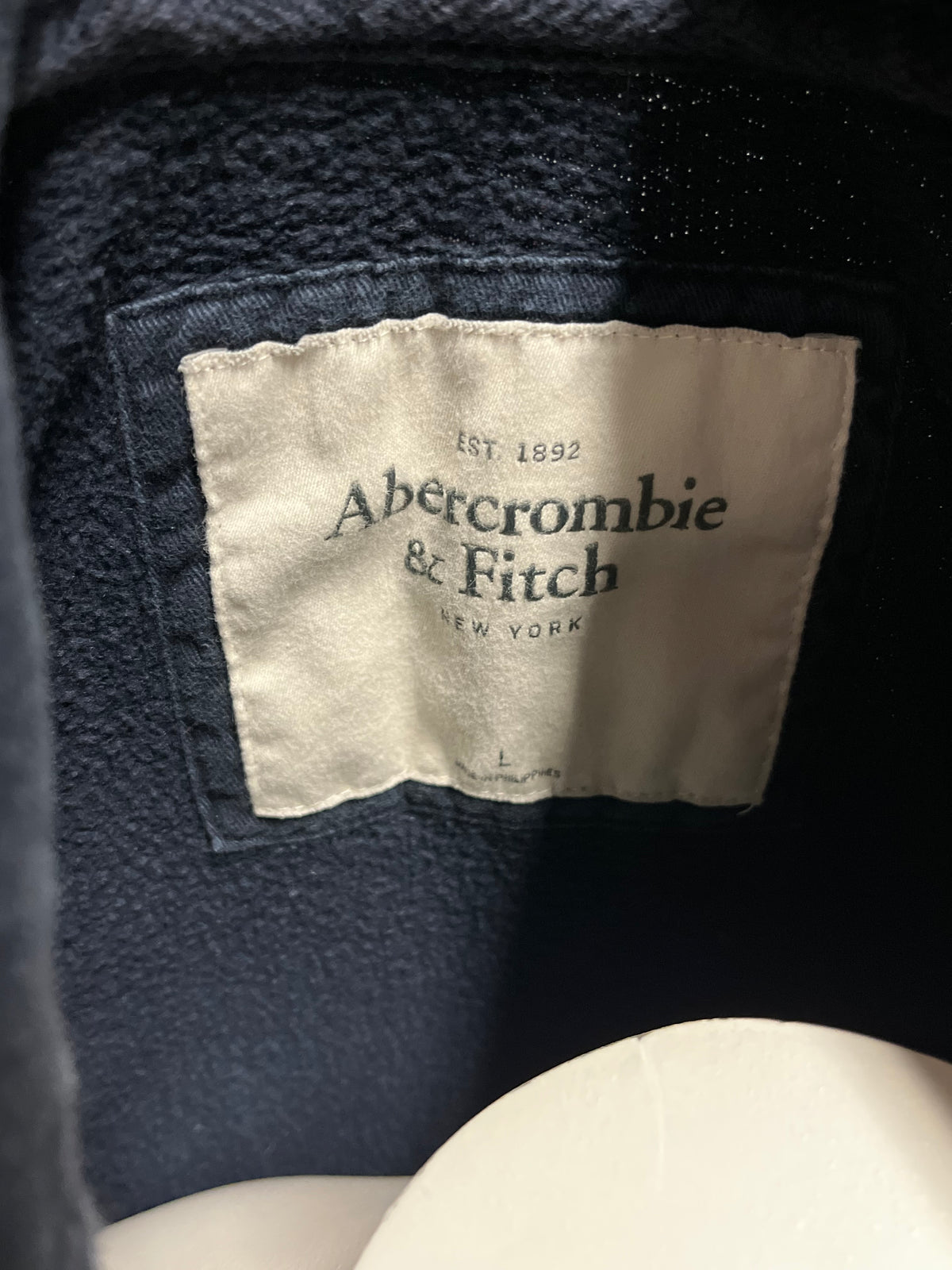 L - Abercrombie & Fitch Y2K Varsity Cardigan