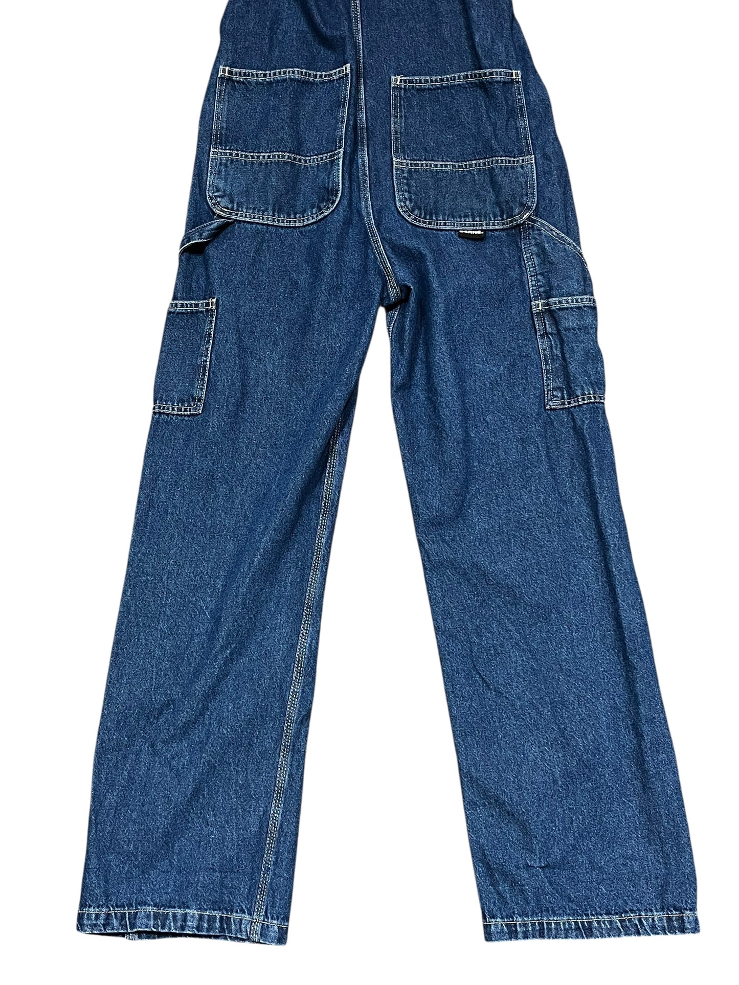 30" - Berne Dark Wash Denim Overalls