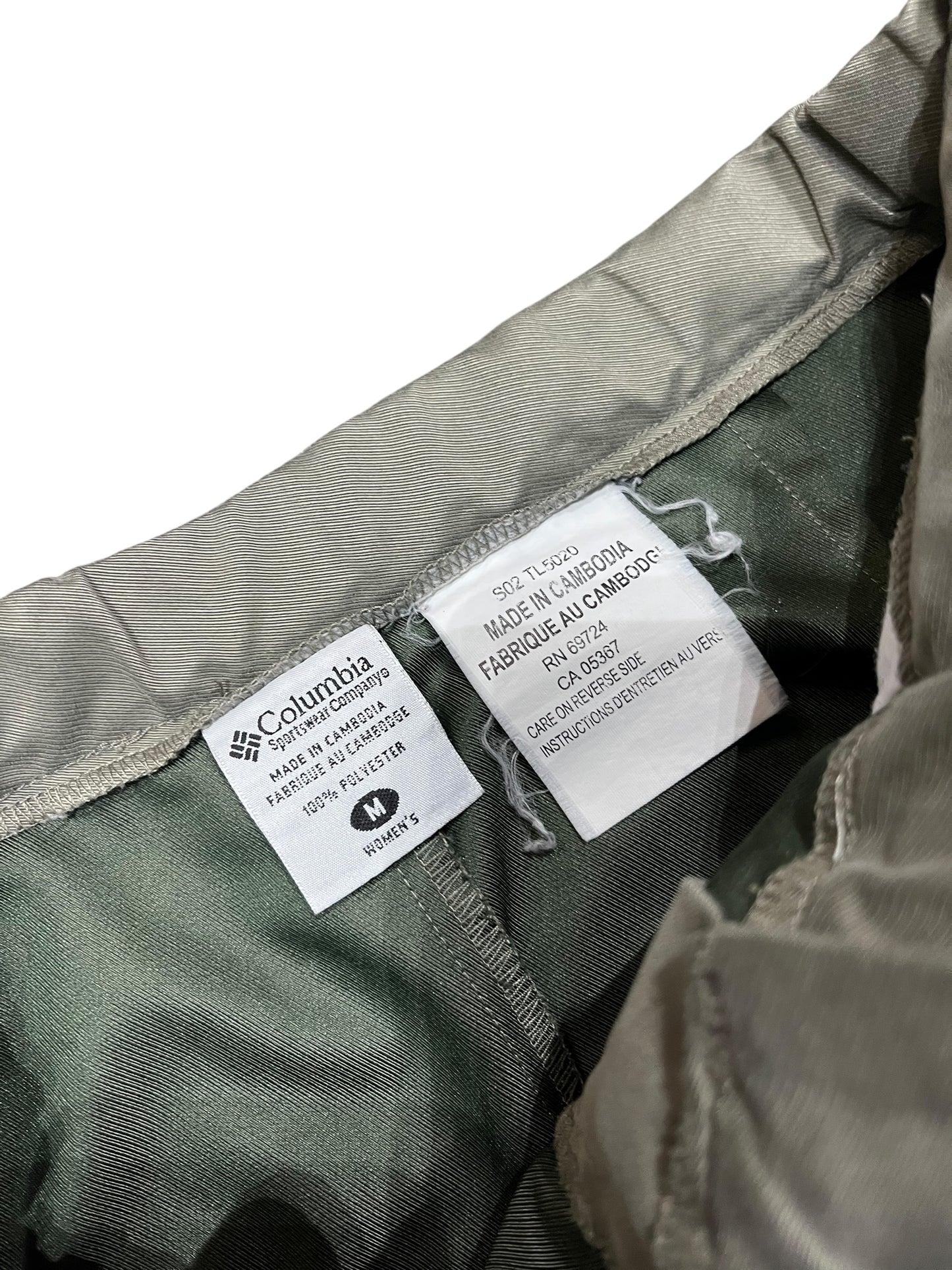 M - Columbia Cargo Zip Maxi Skirt