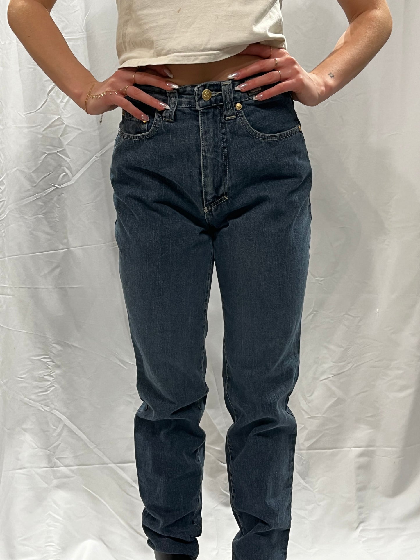 Versace Vintage High-Waisted Jeans