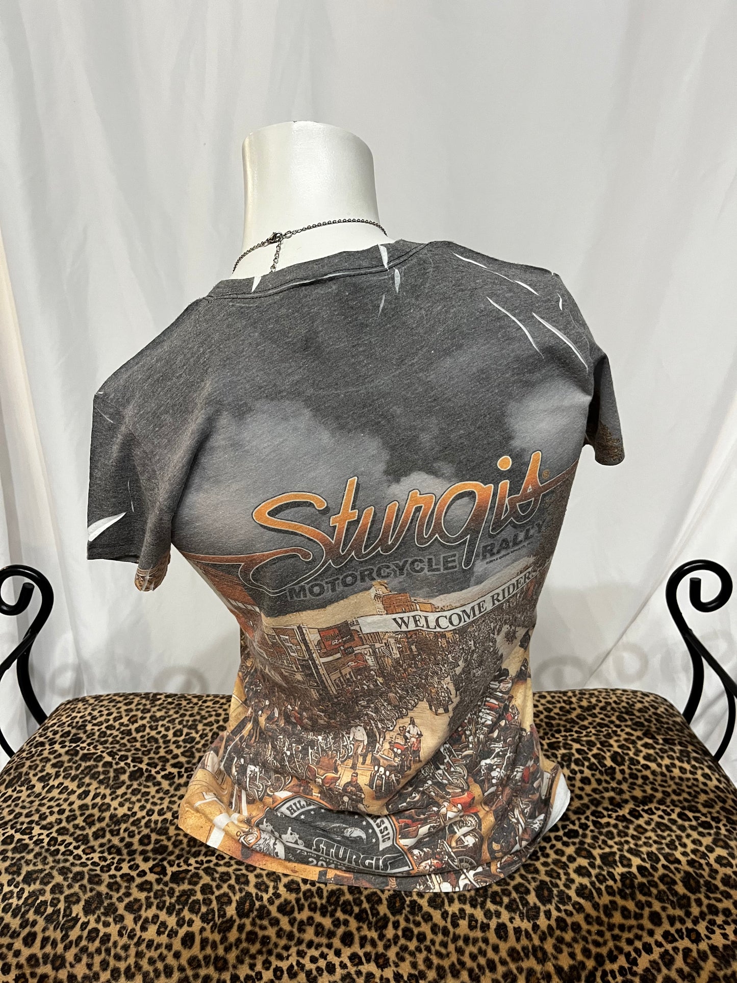 L - Sturgis AOP Graphic Biker Top