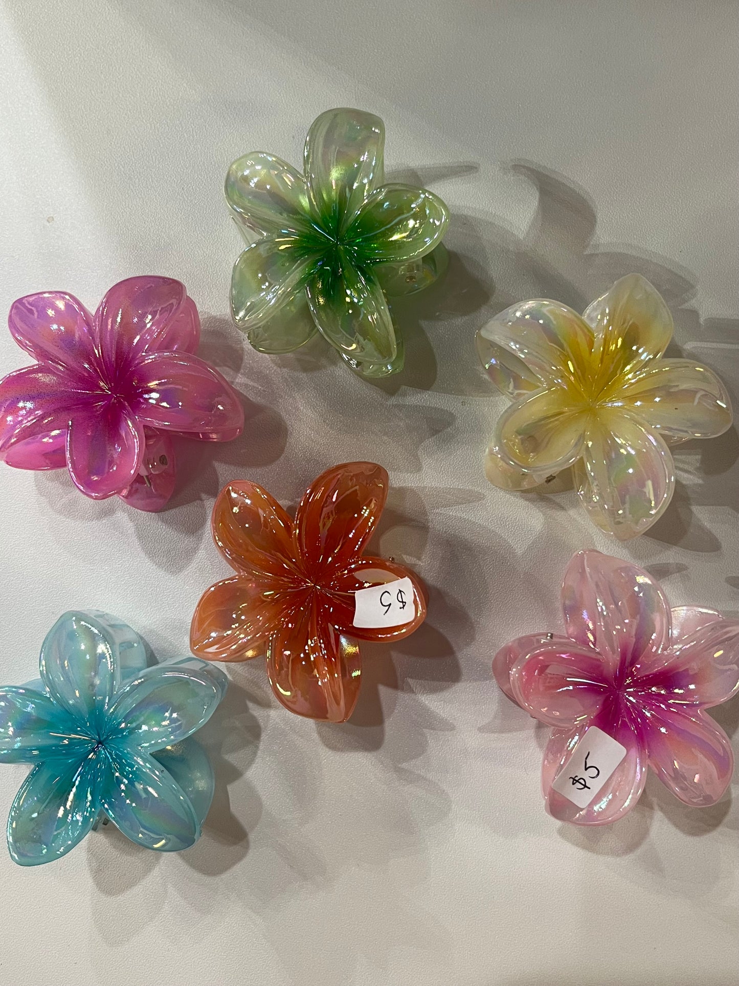 Hair Clip - Mini Plumeria