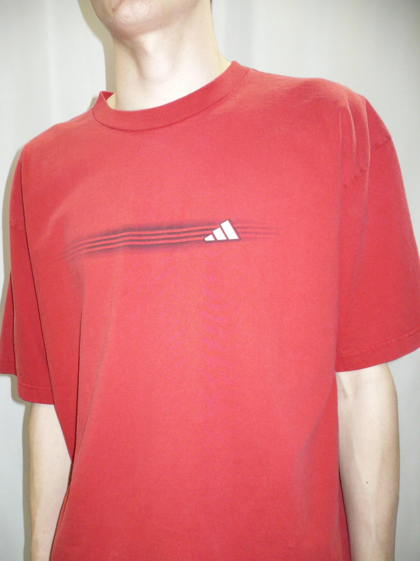 Adidas 00s Red Graphic Tee