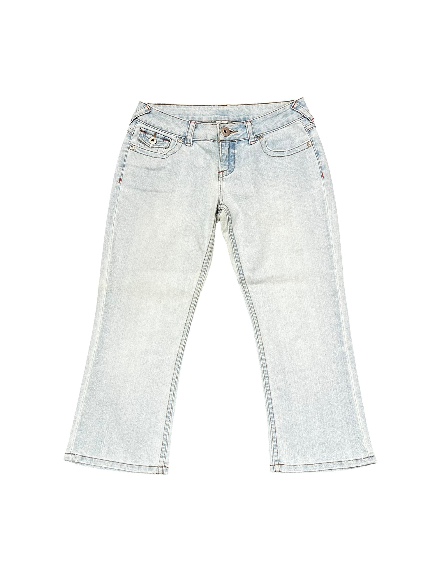 29" - Y2K 725 Light Wash Denim Capri