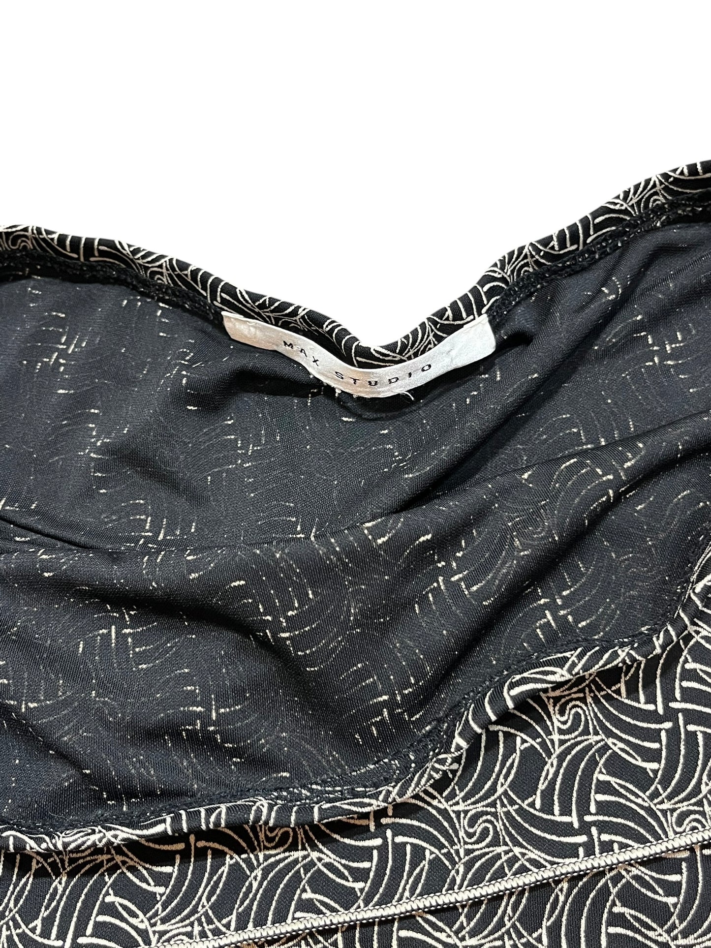M - Max Studio 2000s Asymmetrical Midi Skirt