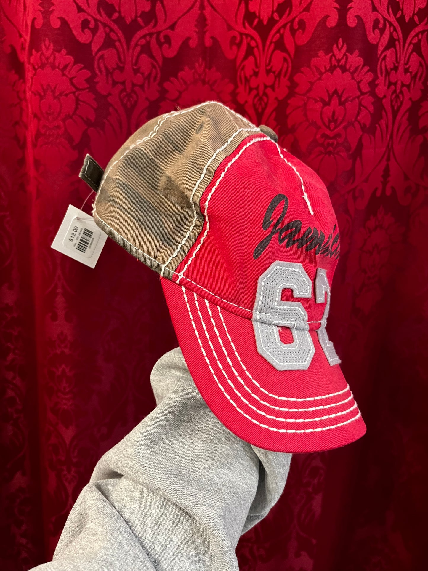 Hat - Y2K Jamaica Contrast Stitch Hat
