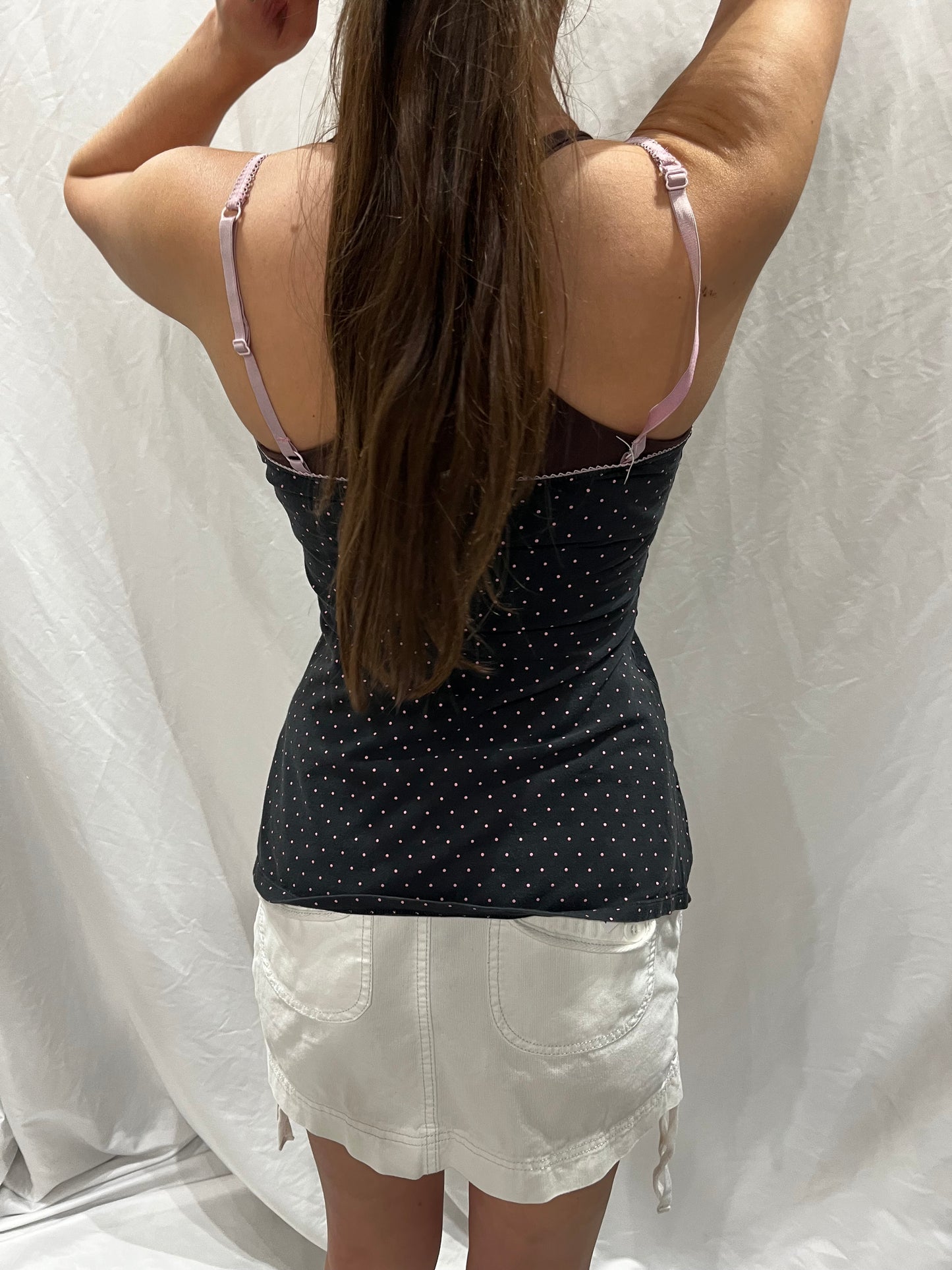S - L.E.I. Y2K White Cargo Mini Skirt
