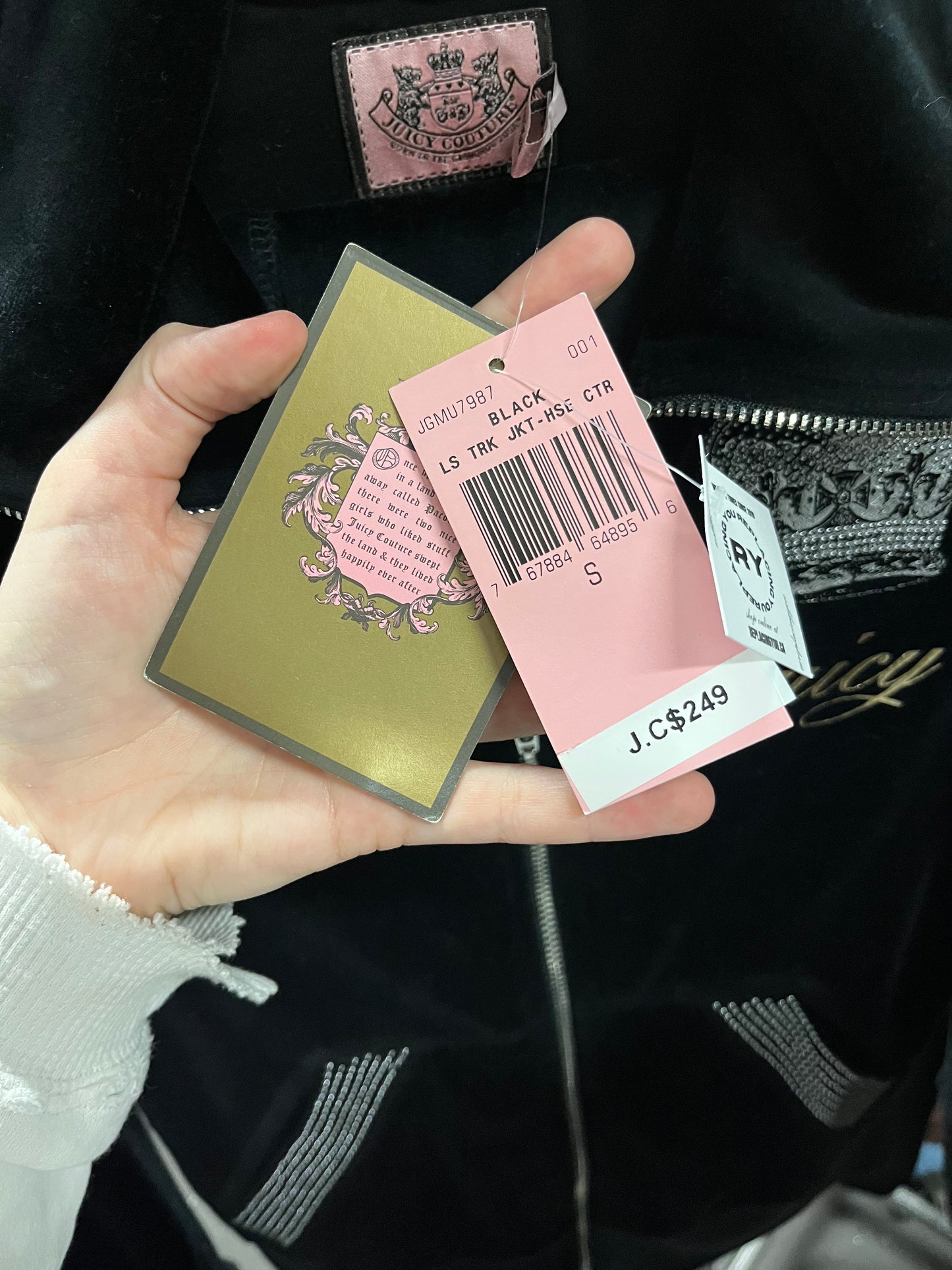 S - Juicy Couture Sequin Deadstock Tracksuit SET