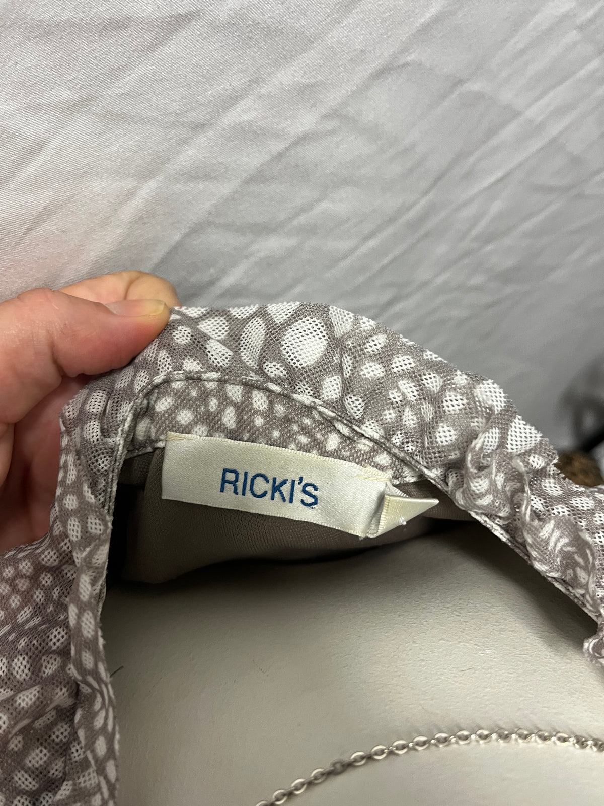 S - Ricki's 2000s Ruffle Trim Blouse