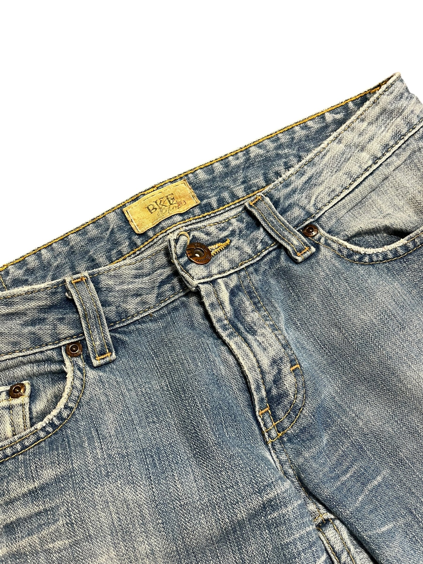 29" - BKE Denim Y2K Low Rise Light Wash Capris