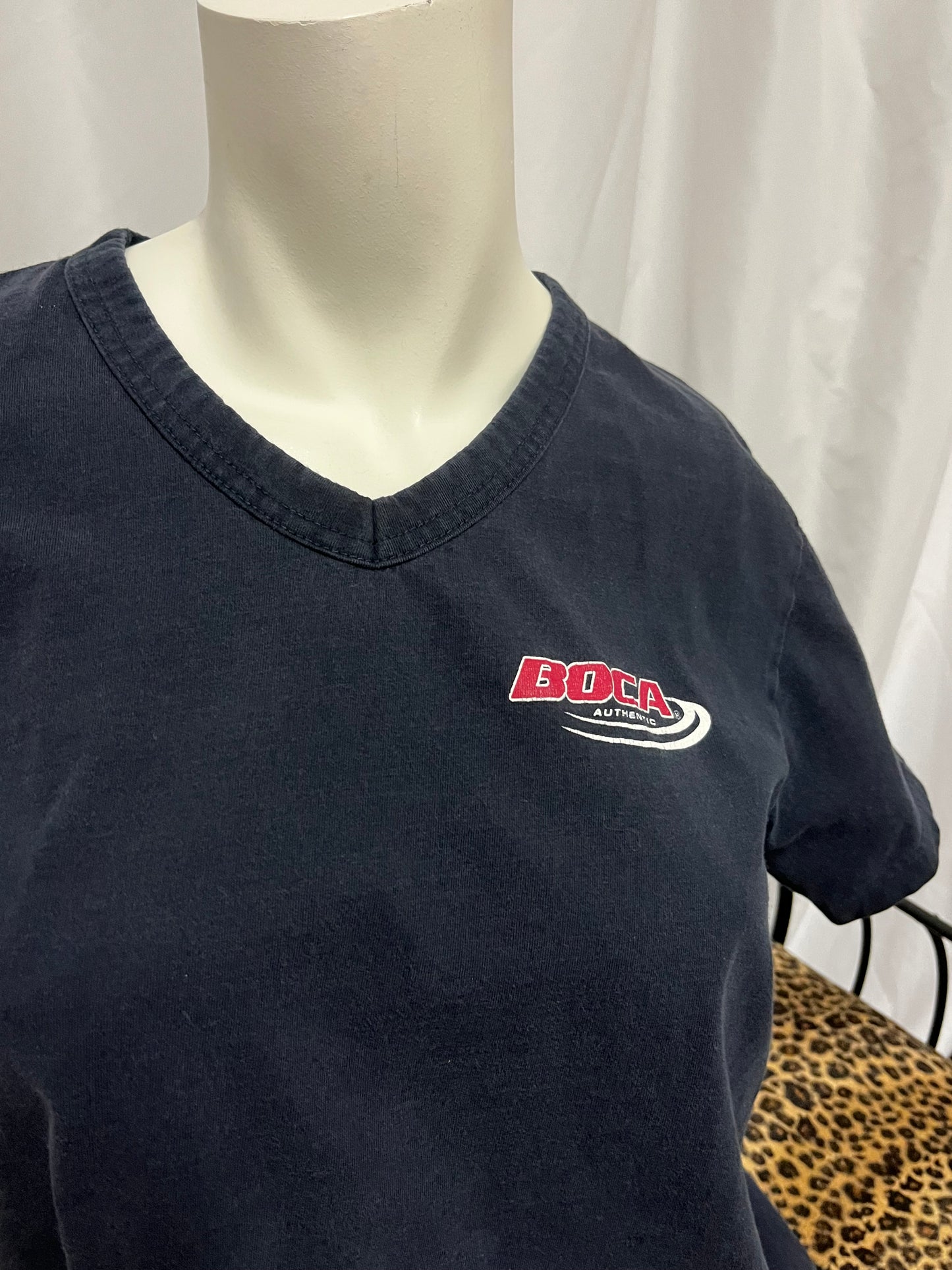 M/L - Boca 90s V-Neck Tee