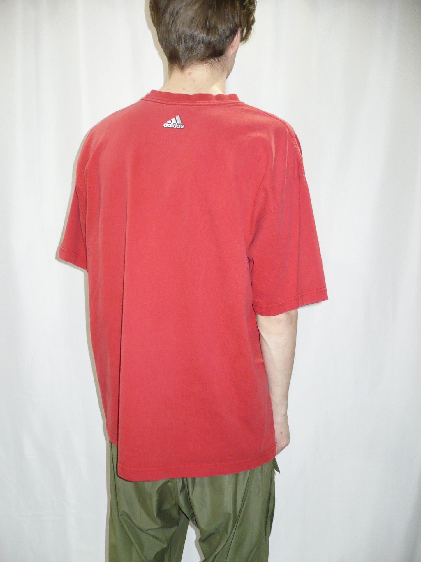 Adidas 00s Red Graphic Tee