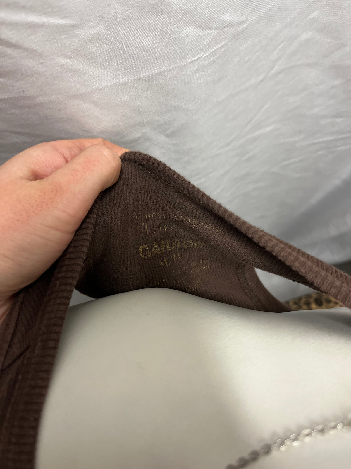 M - Garage Y2K Brown Flower Graphic Tank
