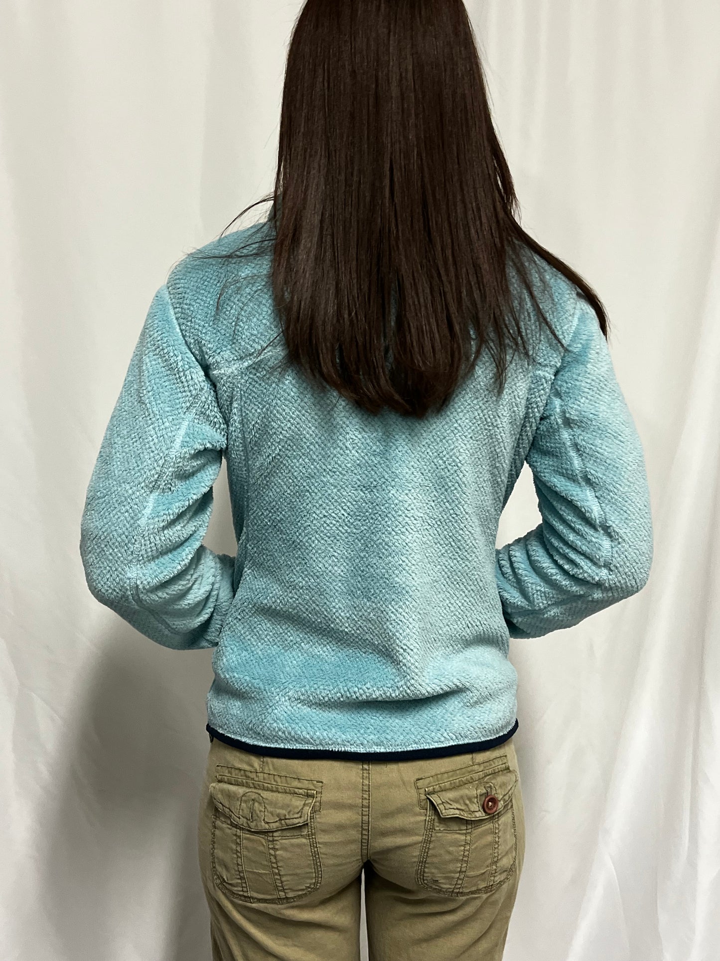 S - Patagonia Pullover Fleece Ice Blue