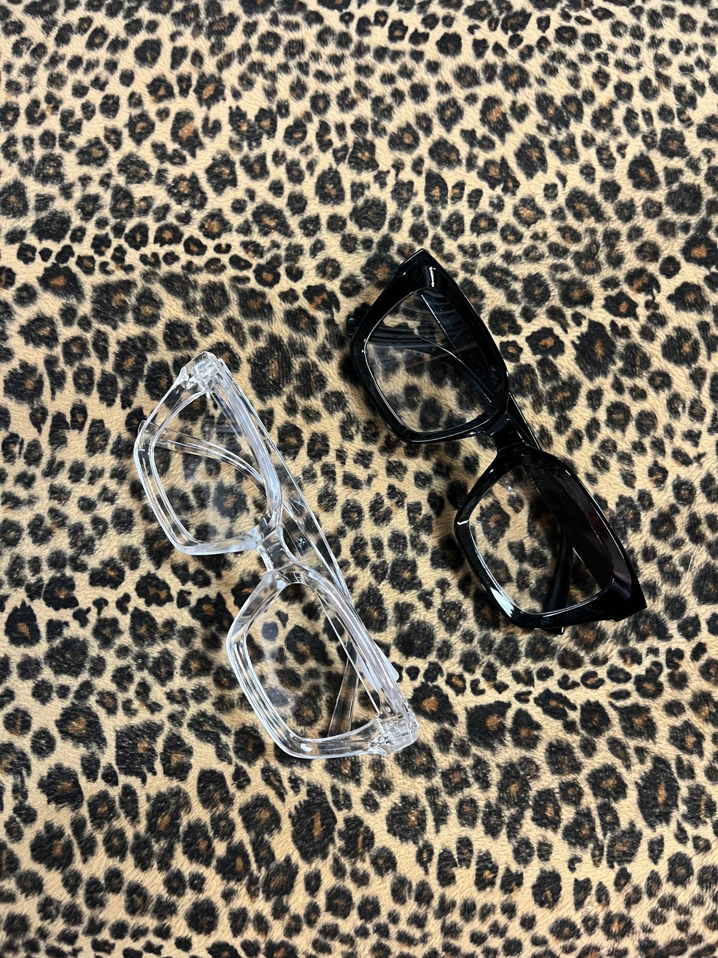 Faux Glasses - Chunky Rectangular