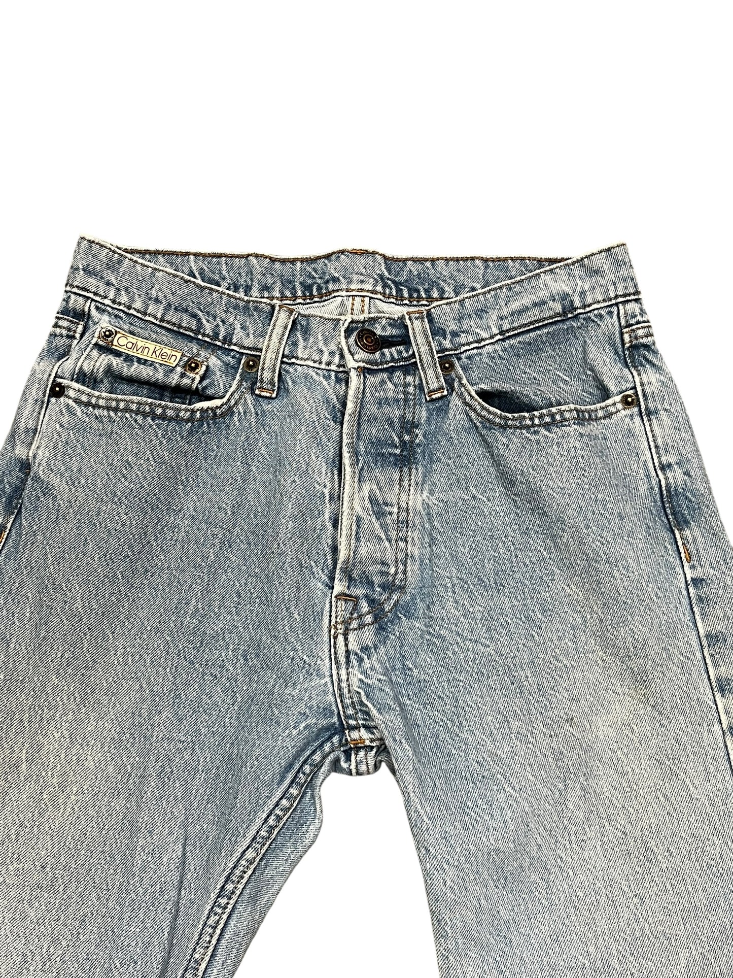28" - Calvin Klein Vintage Light Wash Jeans