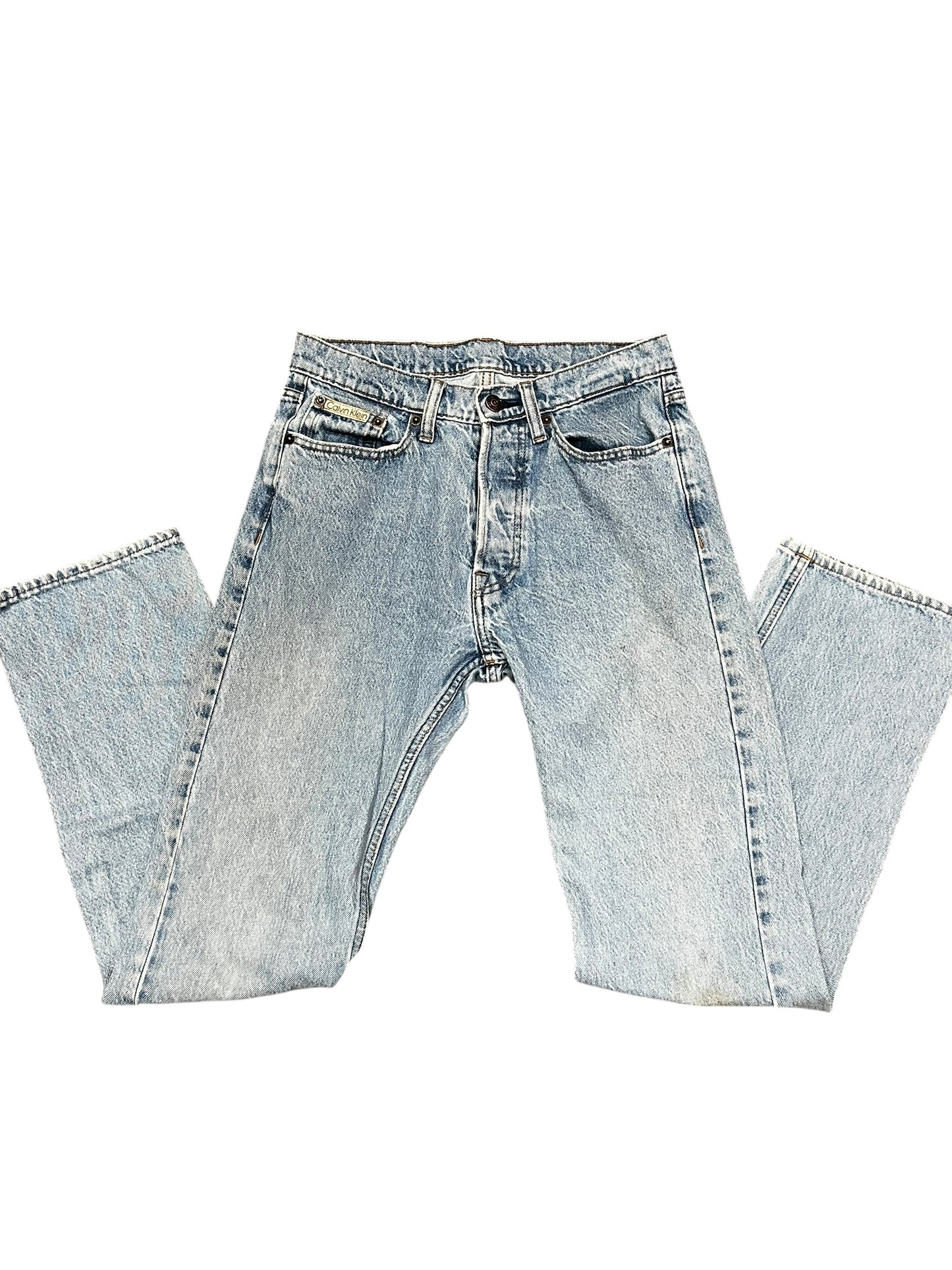28" - Calvin Klein Vintage Light Wash Jeans