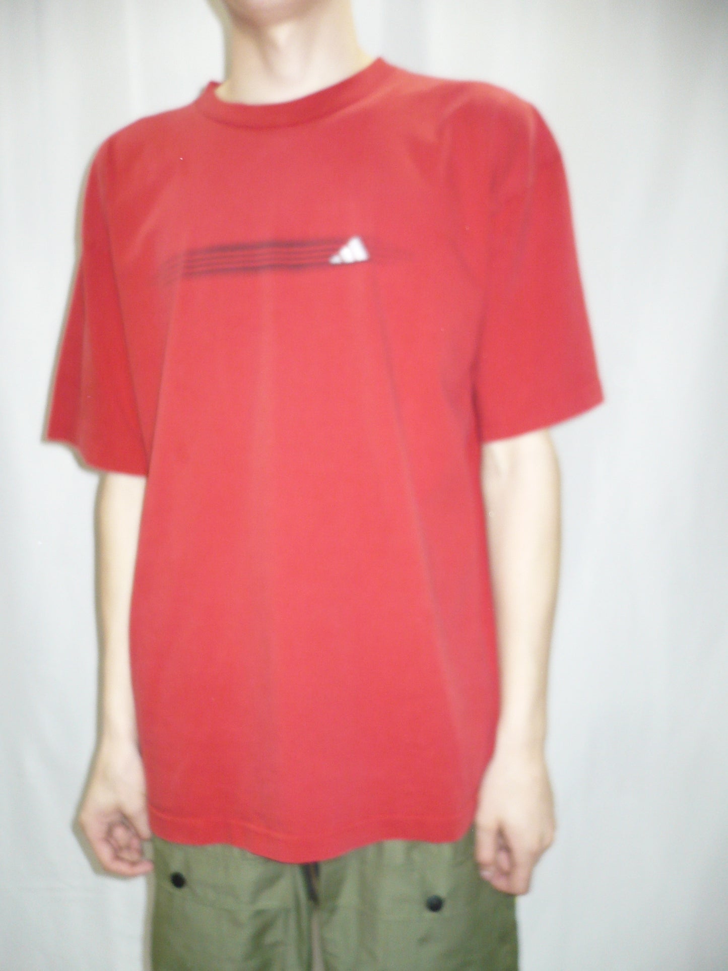 Adidas 00s Red Graphic Tee